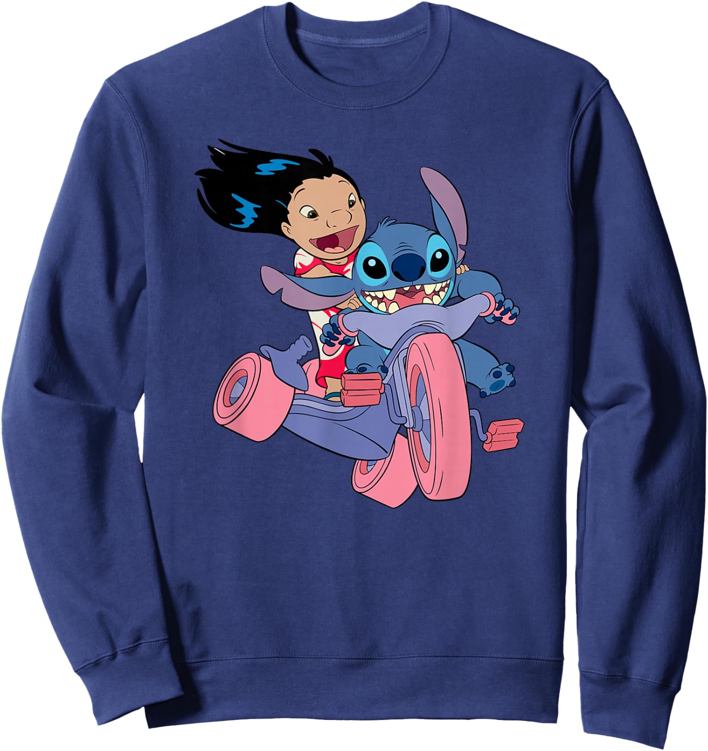 Disney Lilo & Stitch Bike Adventure Sweatshirt - Sweatshirt | Navy