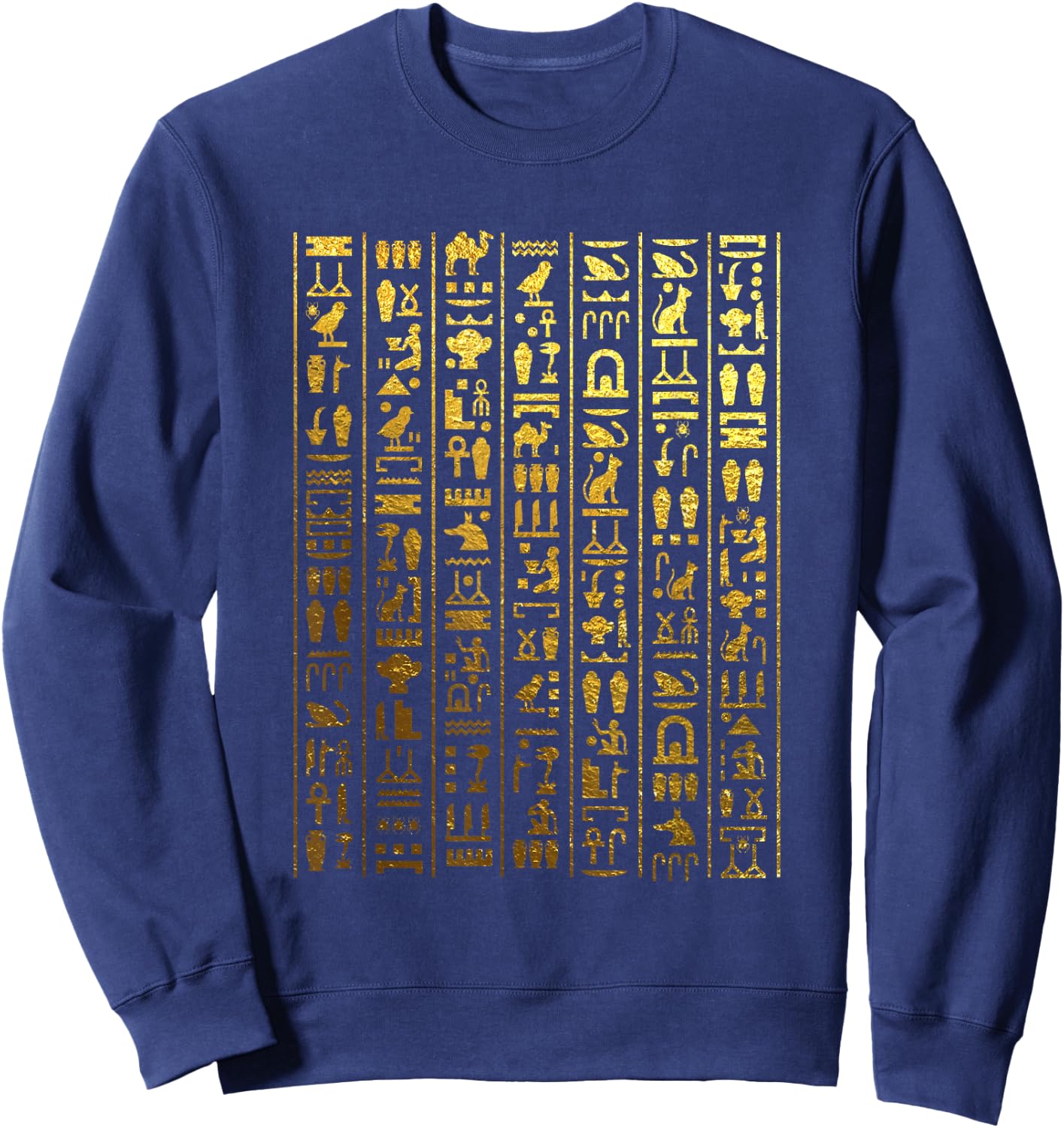 Egyptian Hieroglyphics - Ancient Egypt Small Sweatshirt - Sweatshirt | Navy