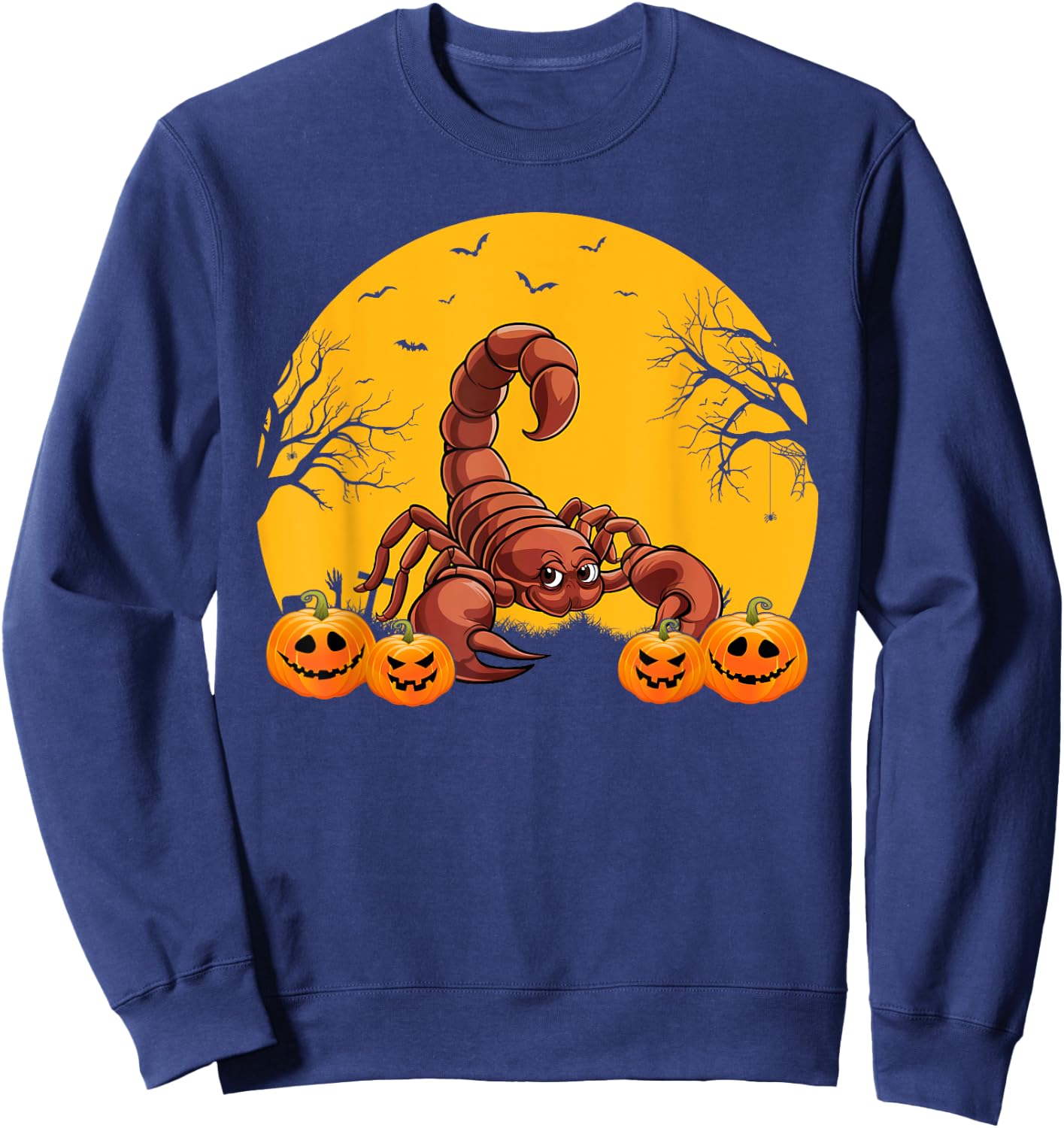Scorpion Lovers Men Women Kids Matching Halloween Costume Sweatshirt - Sweatshirt | Navy