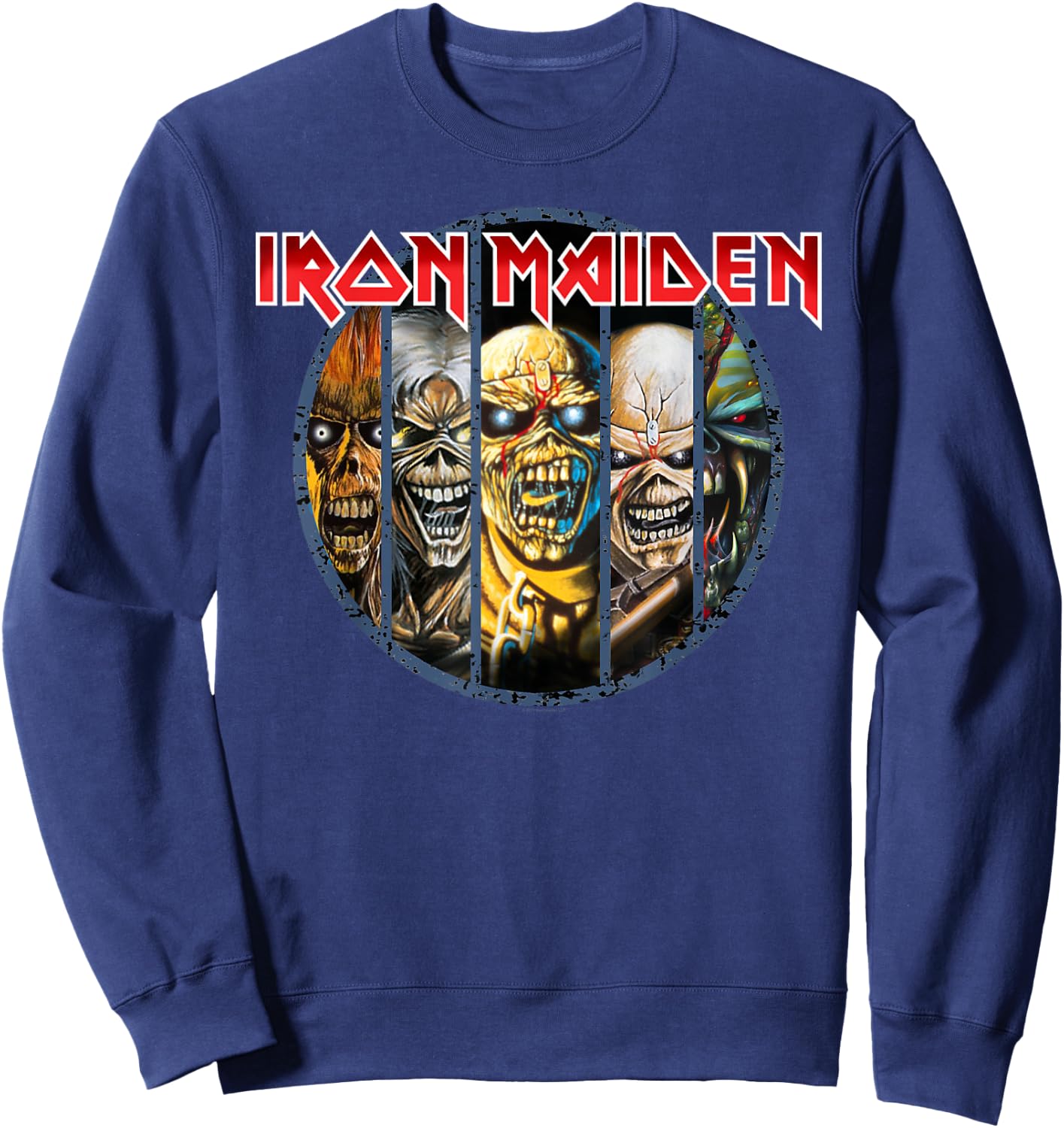 Iron Maiden - Eddie Evolution Small Sweatshirt - Sweatshirt | Navy