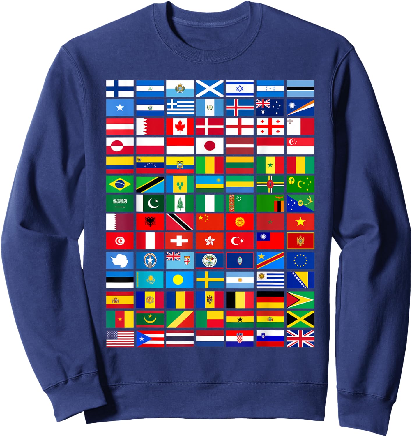 Flags of the Countries of the World, International Sweatshirt - Sweatshirt | Navy