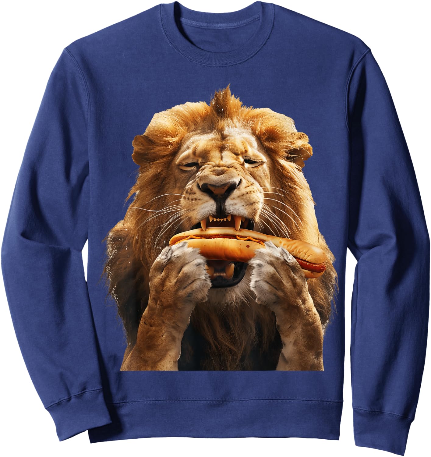 Lion Hotdog Sweatshirt - Sweatshirt | Navy