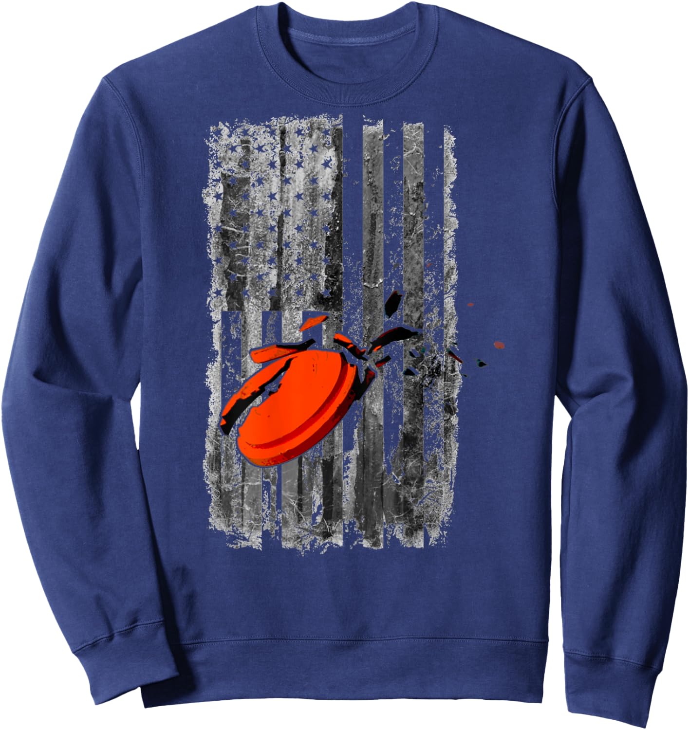 Gun Clay Target Competition Shooting Women & Men Gift Shirt Sweatshirt - Sweatshirt | Navy