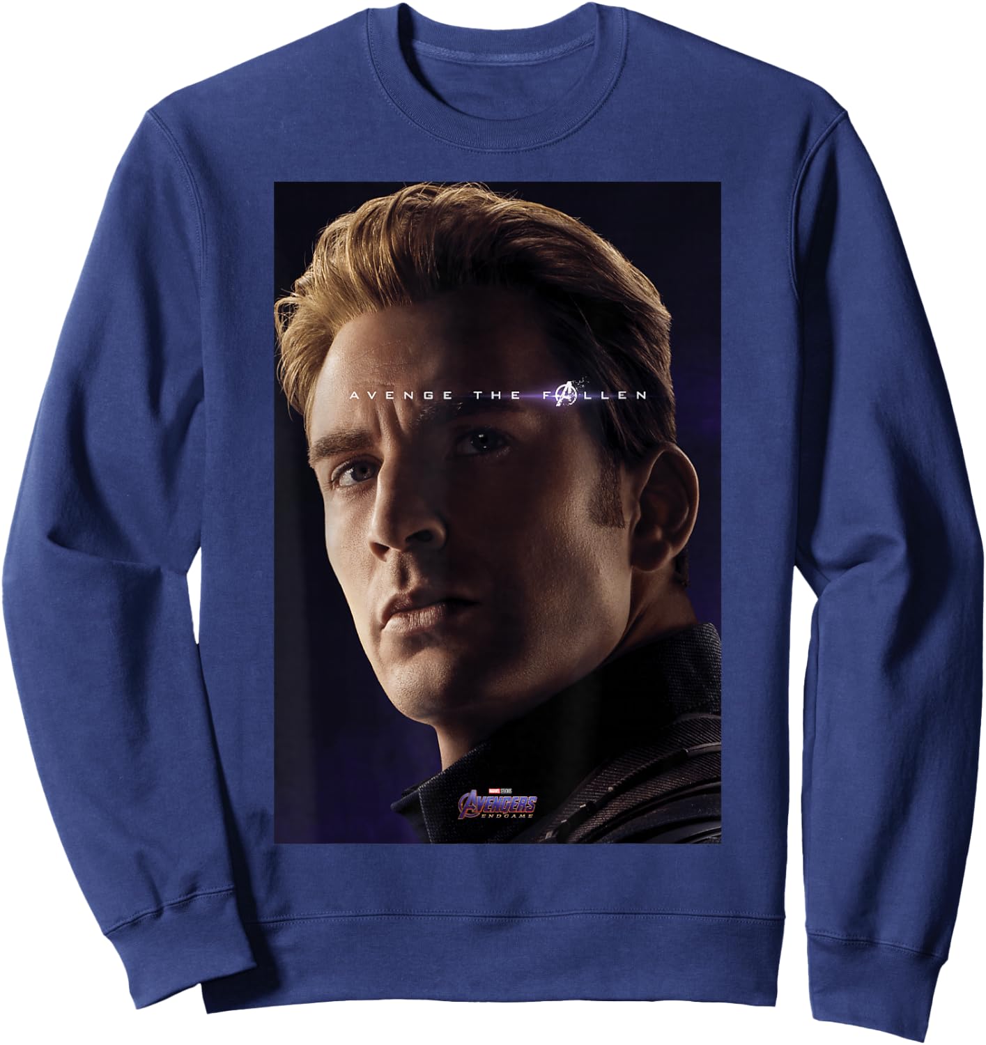 Marvel Avengers Endgame Captain America What Ever It Takes Sweatshirt - Sweatshirt | Navy