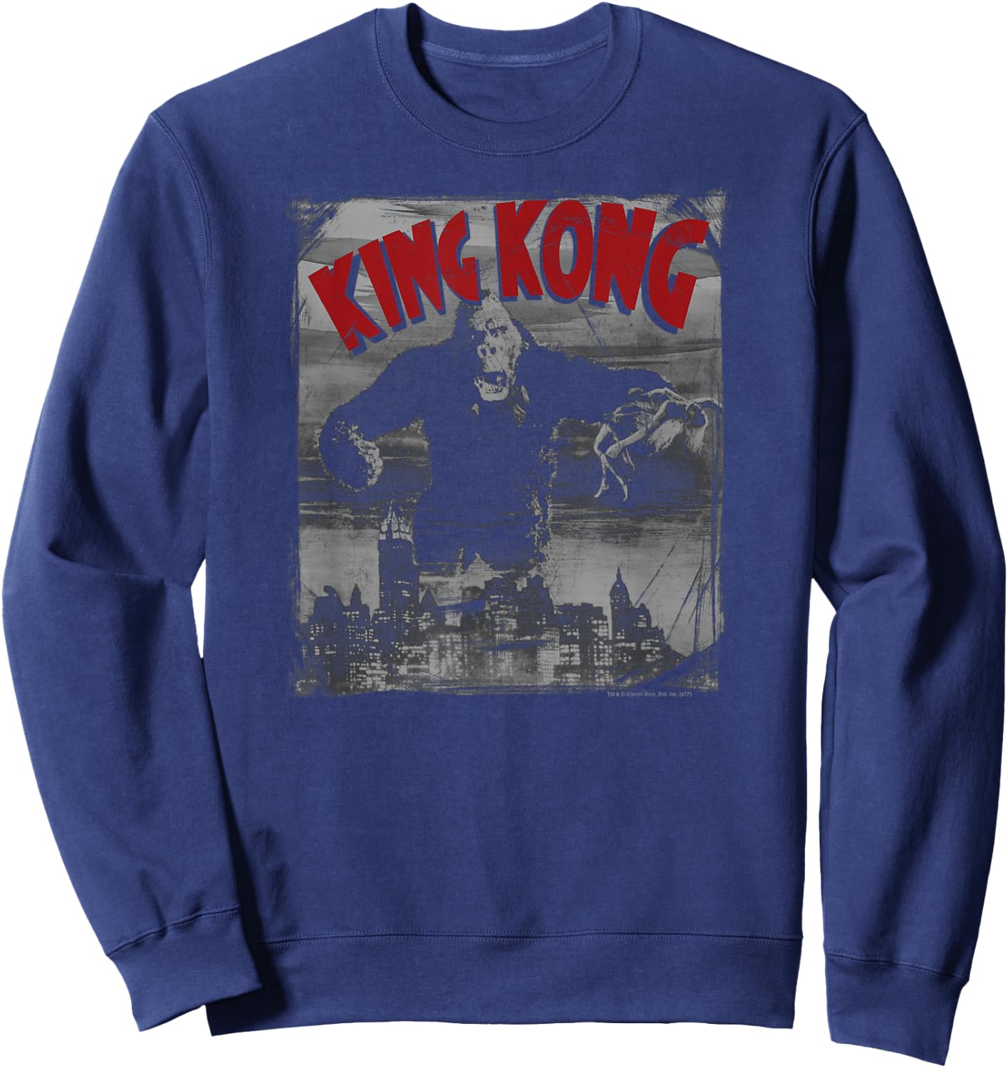 King Kong City Poster Sweatshirt - Sweatshirt | Navy