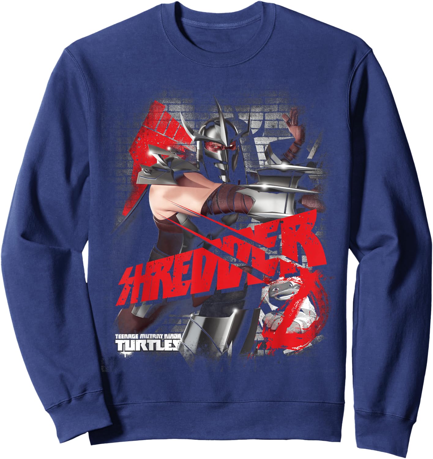 TMNT Shredder Ninja Turtles Bad Guy Sweatshirt - Sweatshirt | Navy