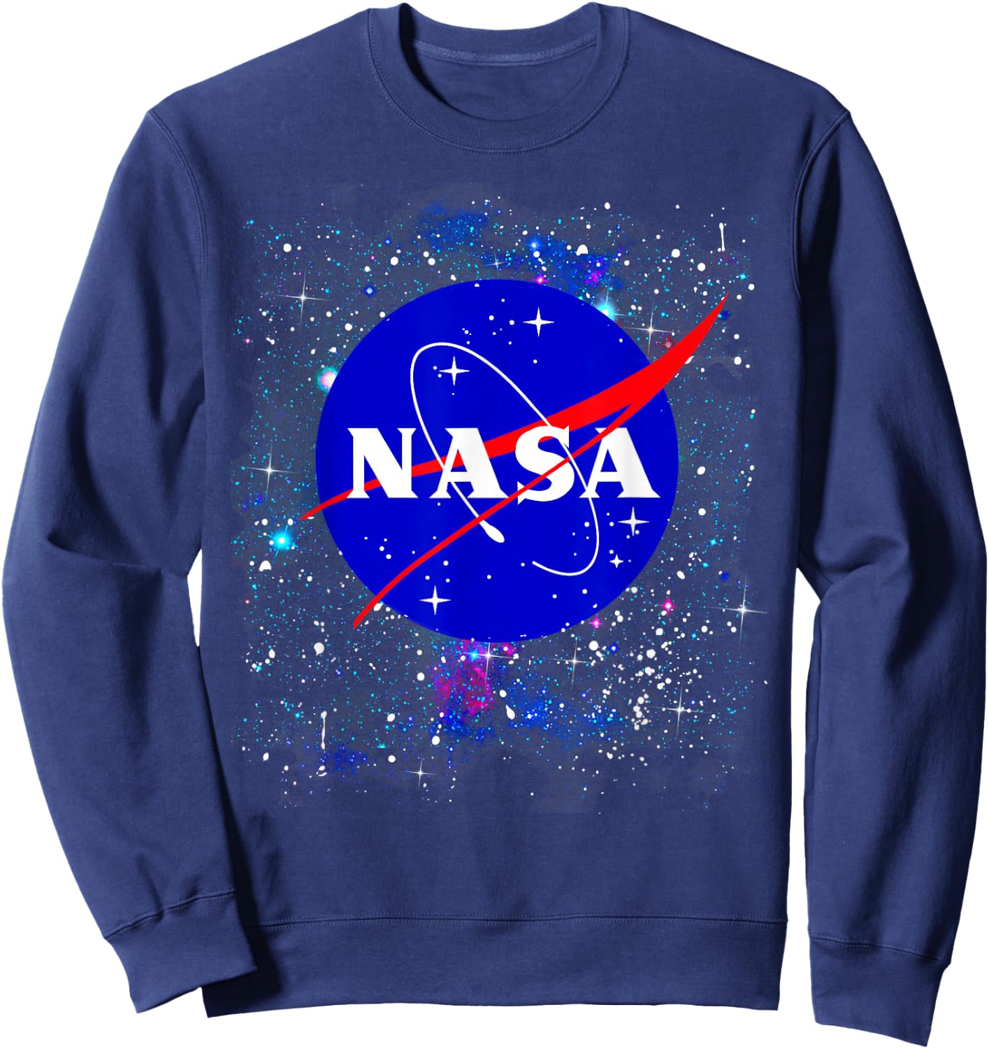NASA Official Logo in The Stars Sweatshirt - Sweatshirt | Navy