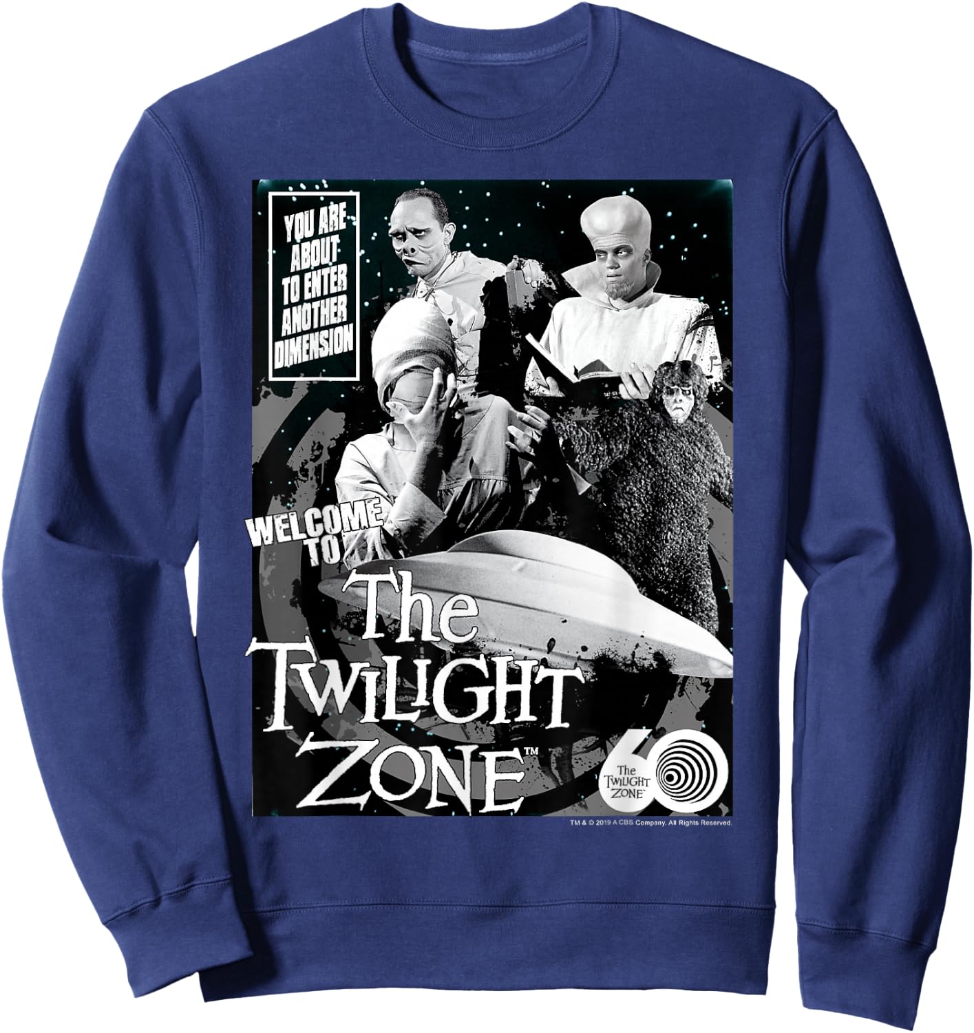 The Twilight Zone 60th Anniversary Enter Another Dimension Sweatshirt - Sweatshirt | Navy
