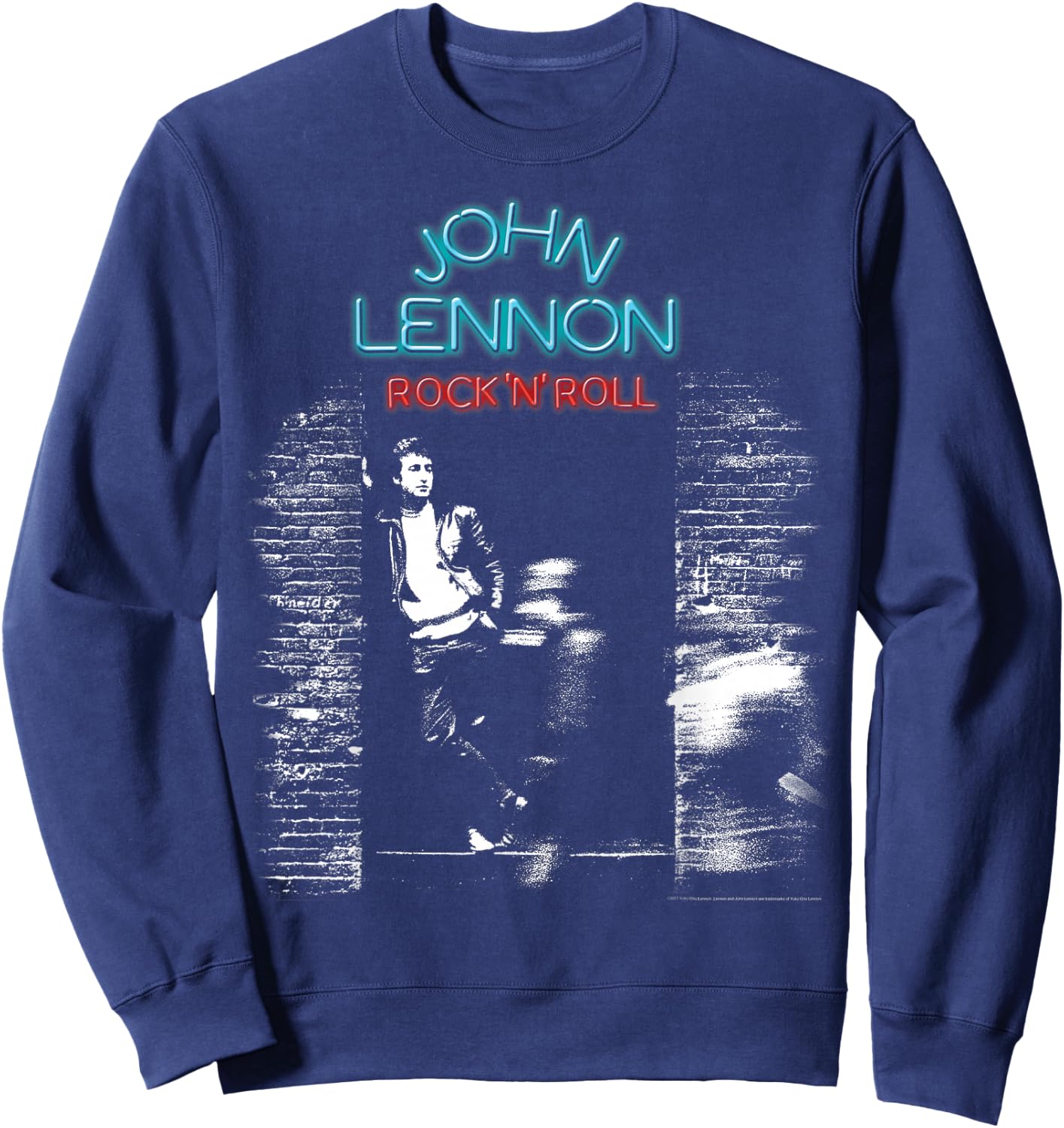 John Lennon - Rock 'n' Roll Small Sweatshirt - Sweatshirt | Navy