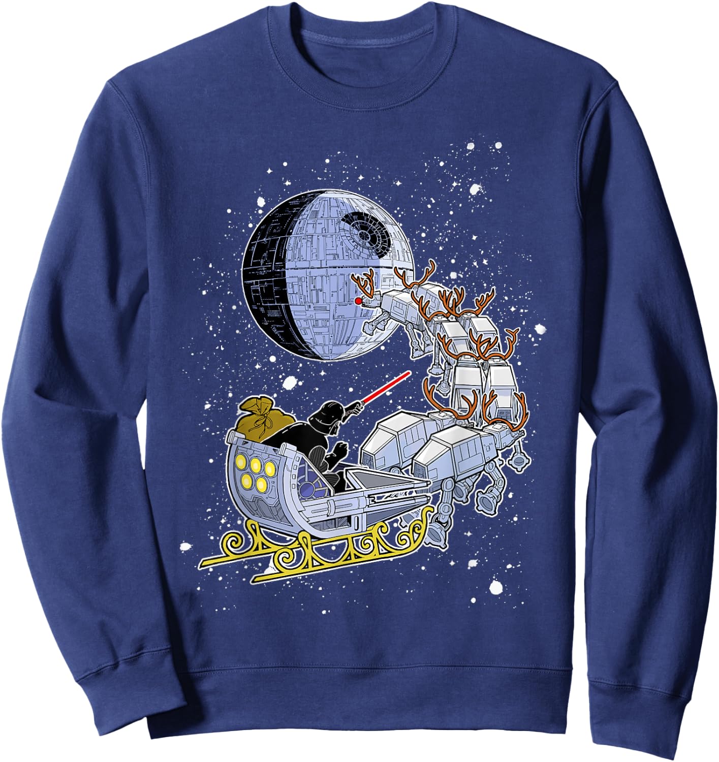 Star Wars Vader Open Sleigh Sweatshirt - Sweatshirt | Navy