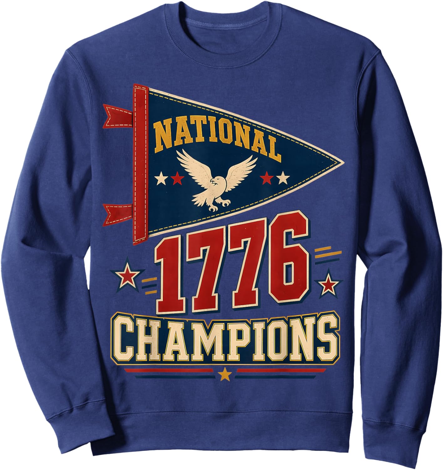 National 1776 Champions Vintage Style Sweatshirt - Sweatshirt | Navy