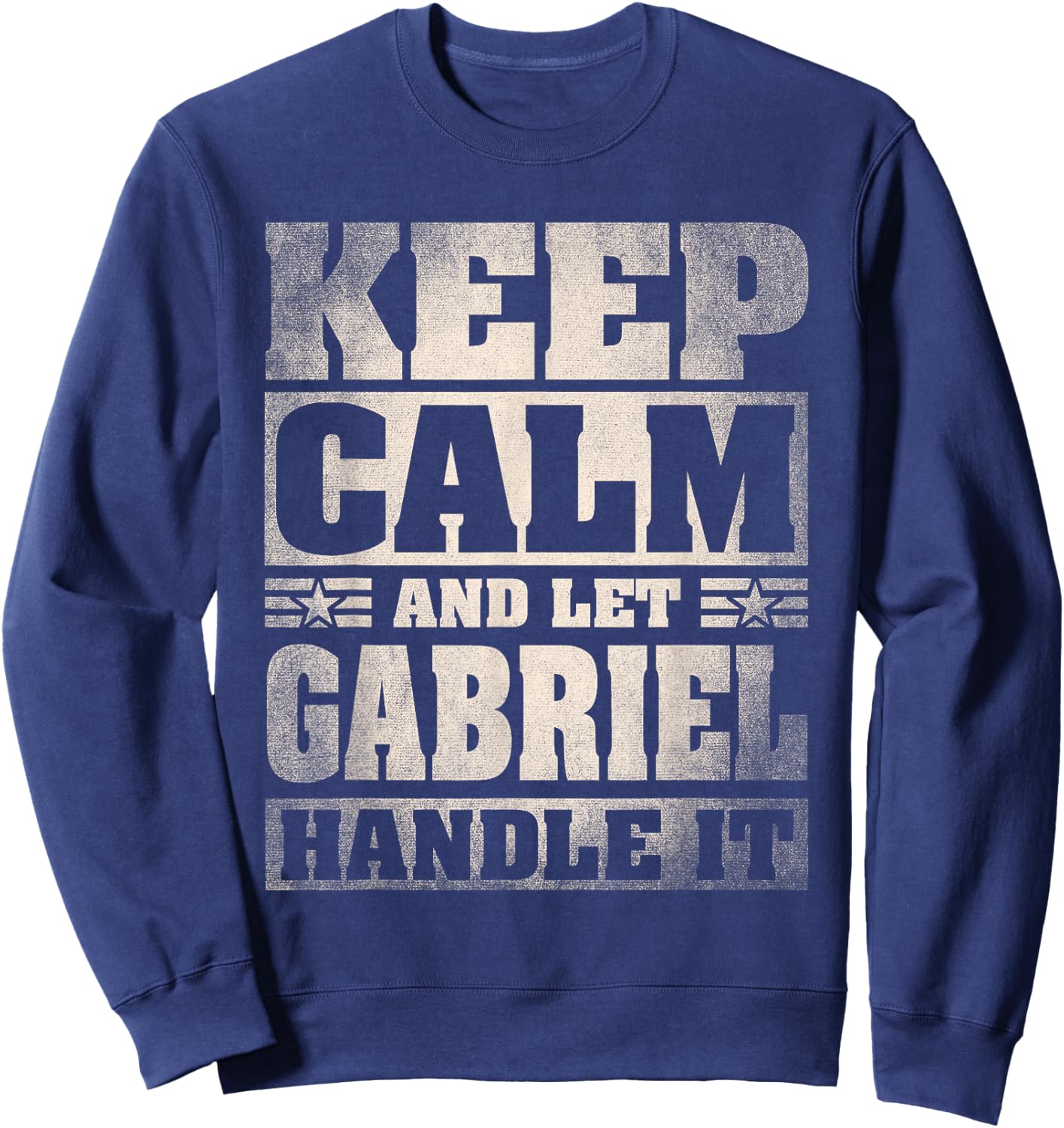 Gabriel Name Shirt Personalized Gabriel First Name Sweatshirt - Sweatshirt | Navy