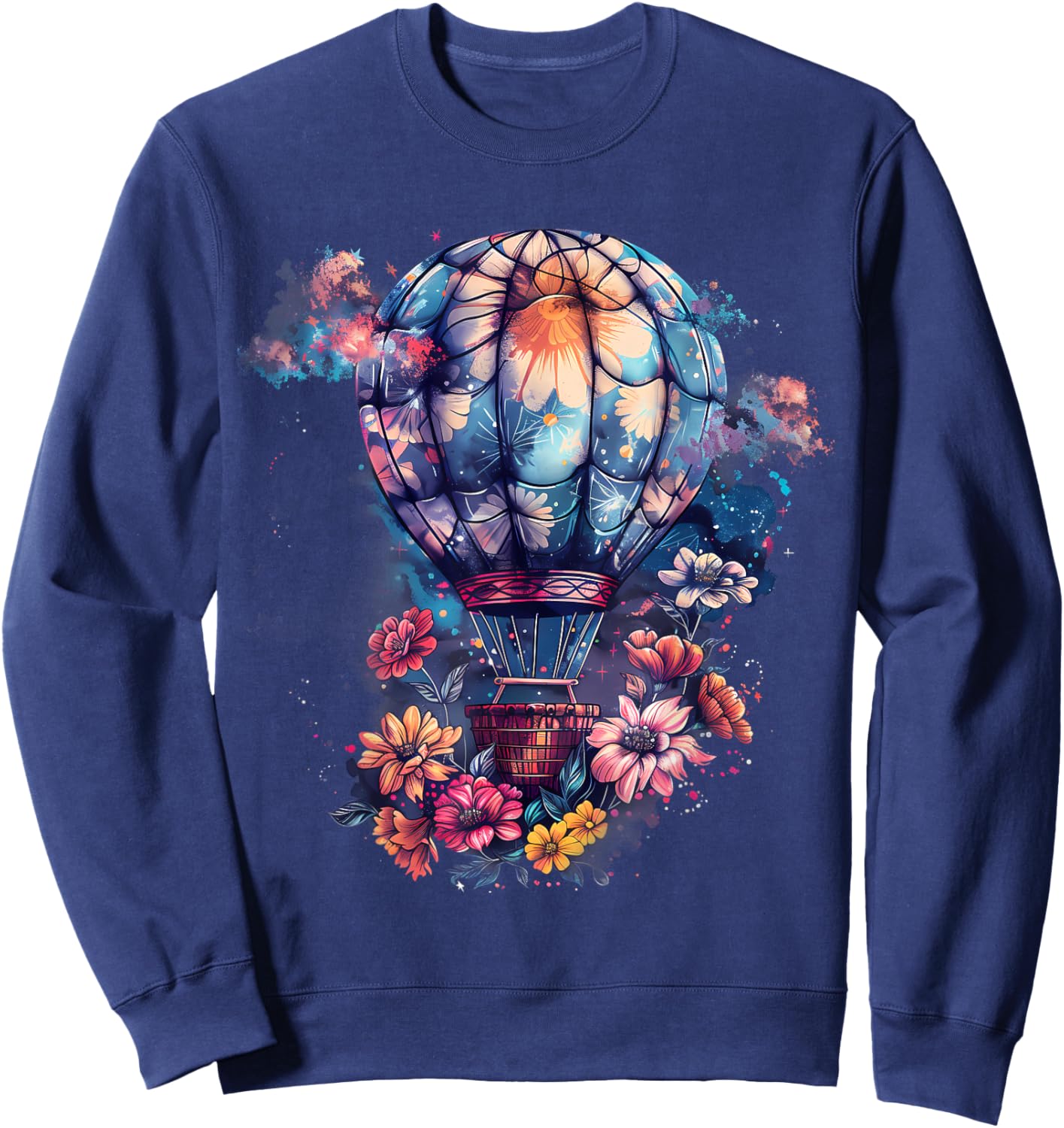 Hot Air Balloon Ride Festival Hot Air Ballooning Sweatshirt - Sweatshirt | Navy
