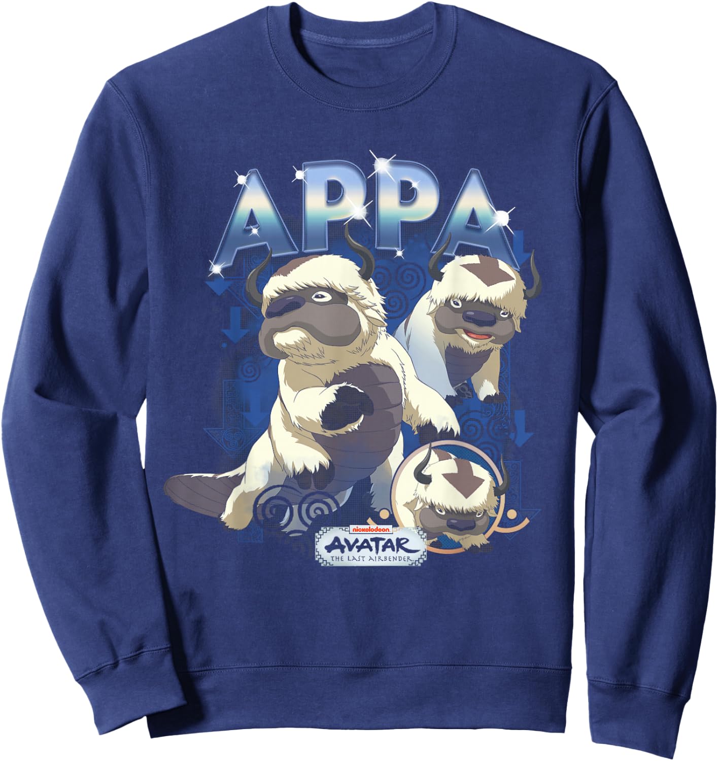 Avatar: The Last Airbender Appa Heartthrob Sweatshirt - Sweatshirt | Navy