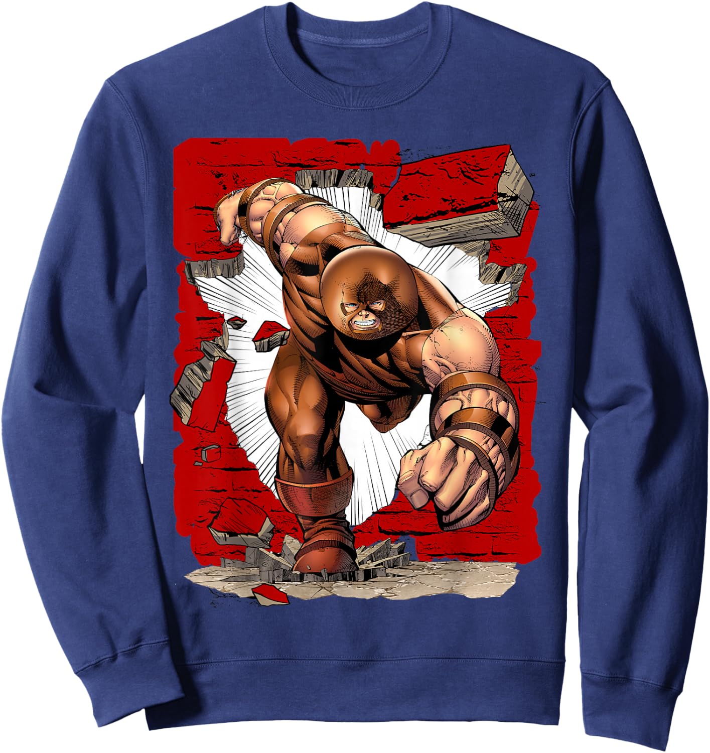 Marvel X-Men The Juggernaut Wall Smasher Graphic Sweatshirt - Sweatshirt | Navy