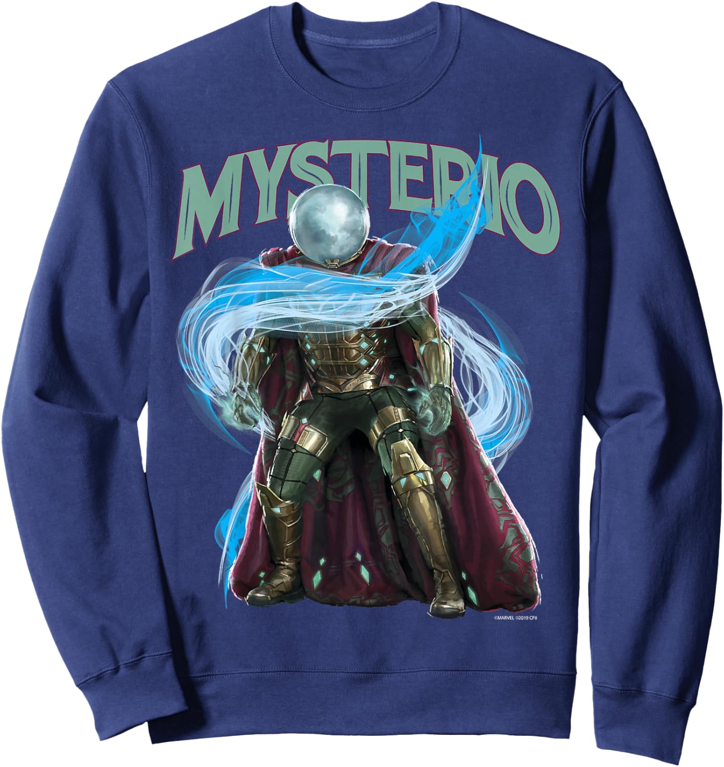 Marvel Spider-Man Far from Home Mysterio Stance Sweatshirt - Sweatshirt | Navy