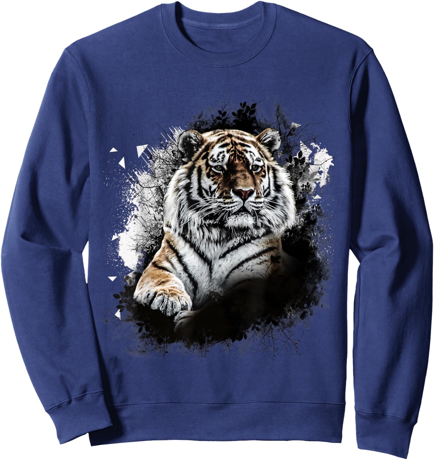 UAB KIDKIS Women's Tiger Pattern Sweatshirt - Sweatshirt | Navy