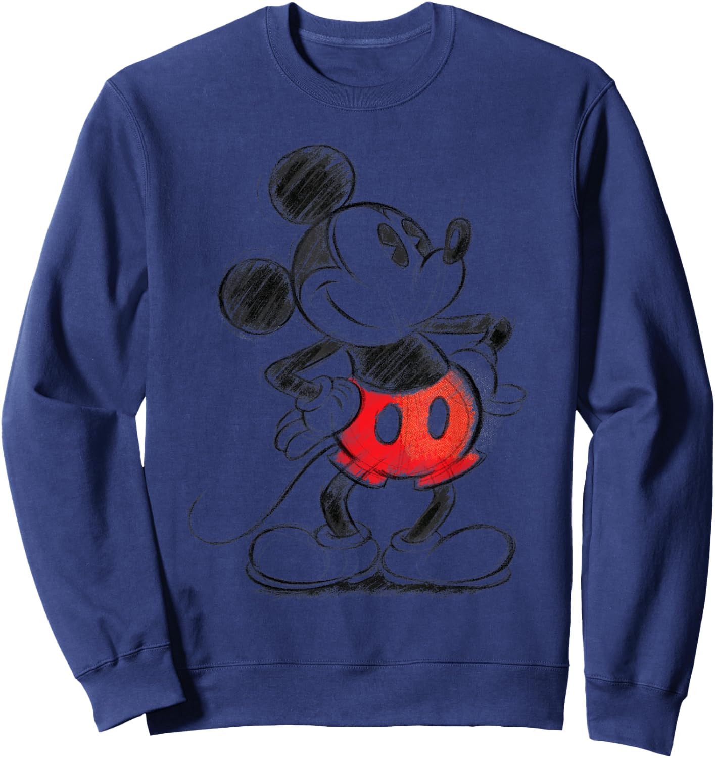 Disney - Mickey Mouse Sketch Sweatshirt - Sweatshirt | Navy