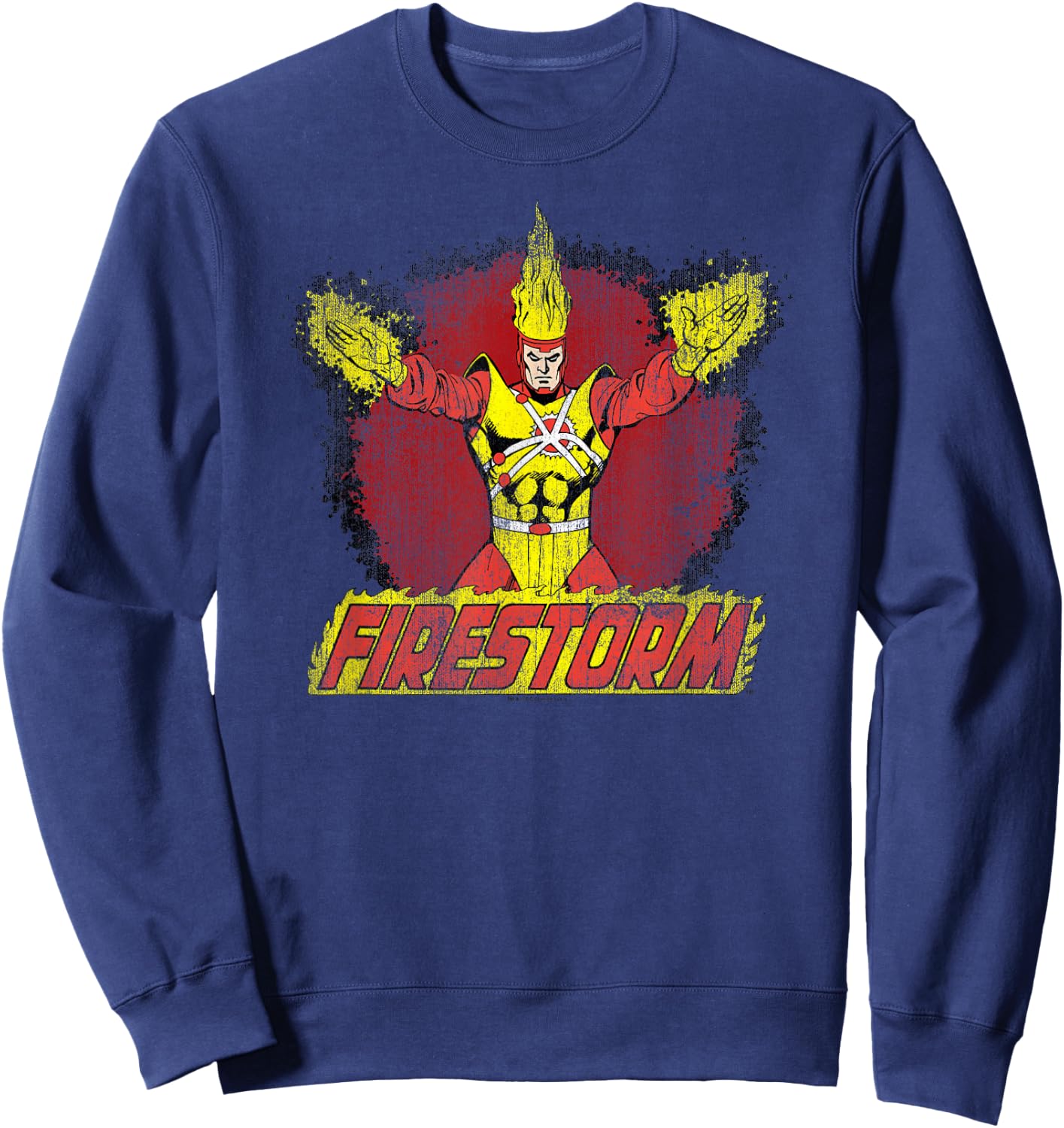 Justice League Firestorm Ring of Fire Sweatshirt - Sweatshirt | Navy
