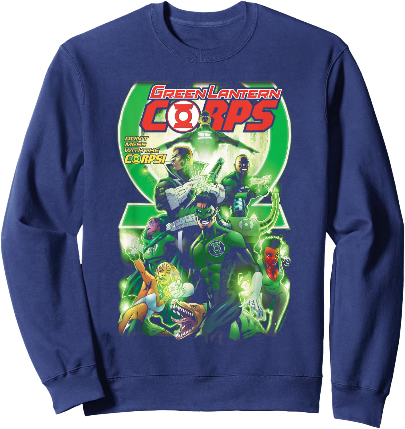 Green Lantern Corps #25 Cover Sweatshirt - Sweatshirt | Navy