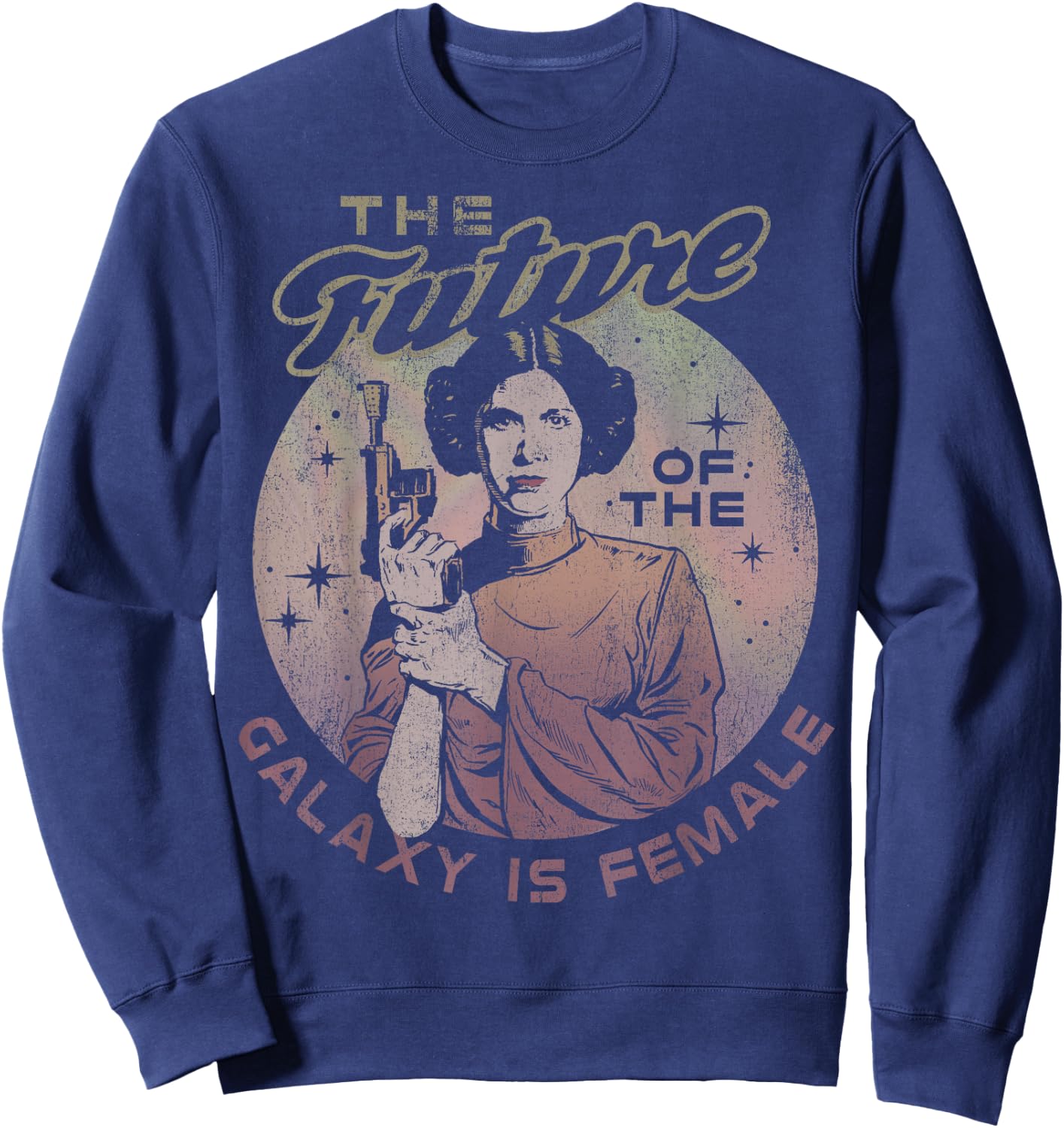 Star Wars Princess Leia The Future Of The Galaxy Is Female Sweatshirt - Sweatshirt | Navy