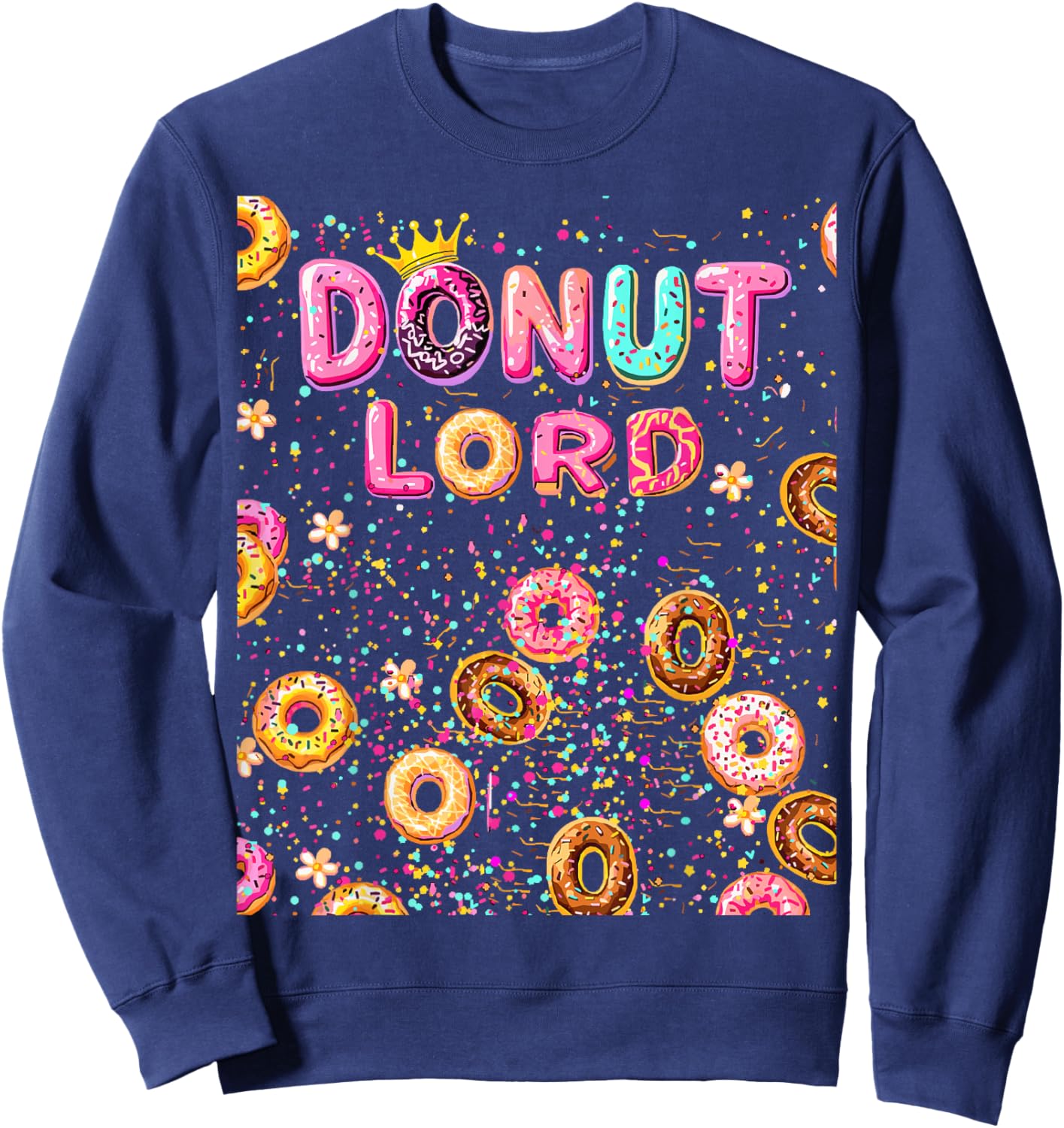 Sprinkle King Edition - Donut Lord Sweatshirt - Sweatshirt | Navy