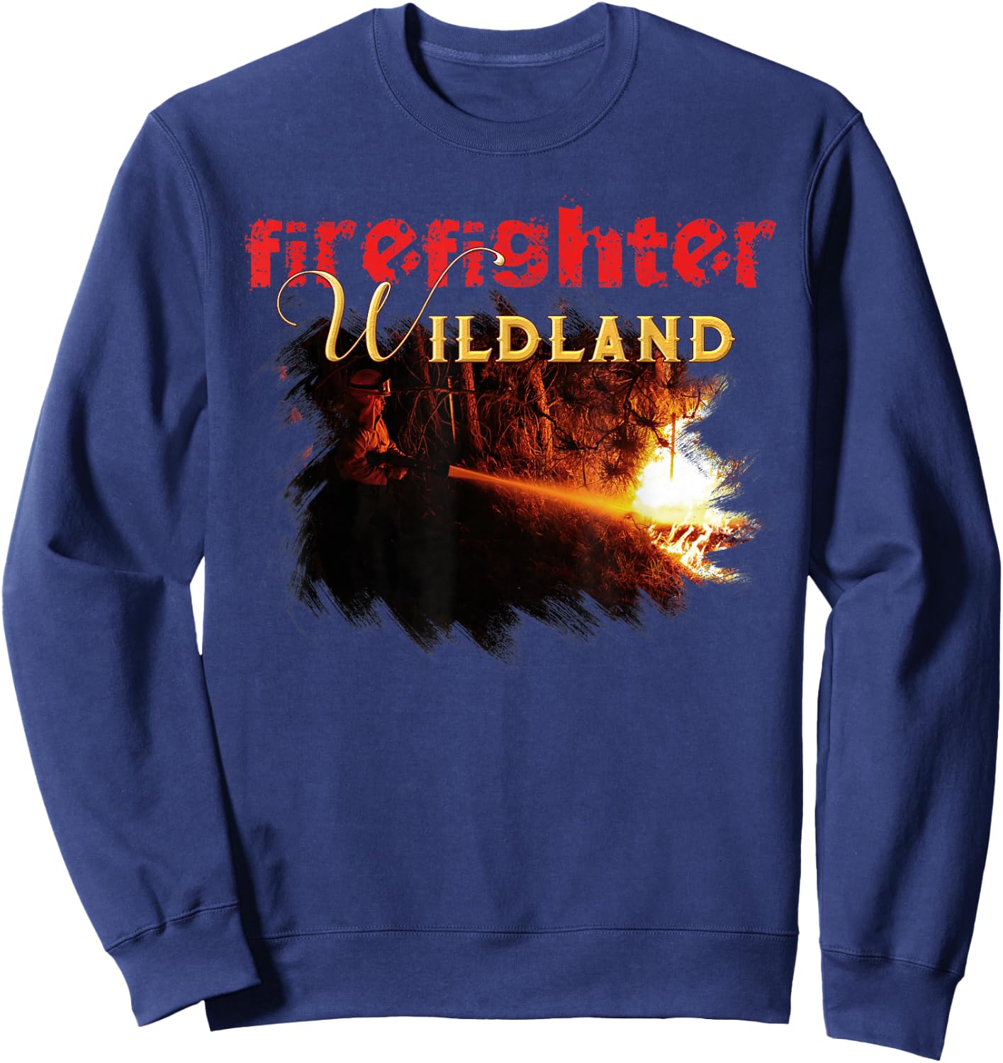Wildland Firefighter Sweatshirt - Sweatshirt | Navy