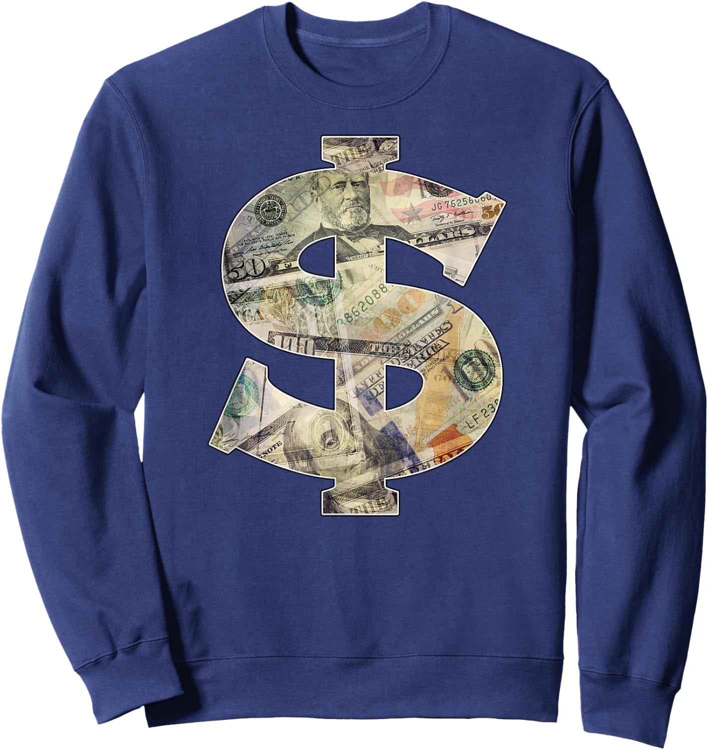 Dollar Sign Cool Money - $ Sweatshirt - Sweatshirt | Navy