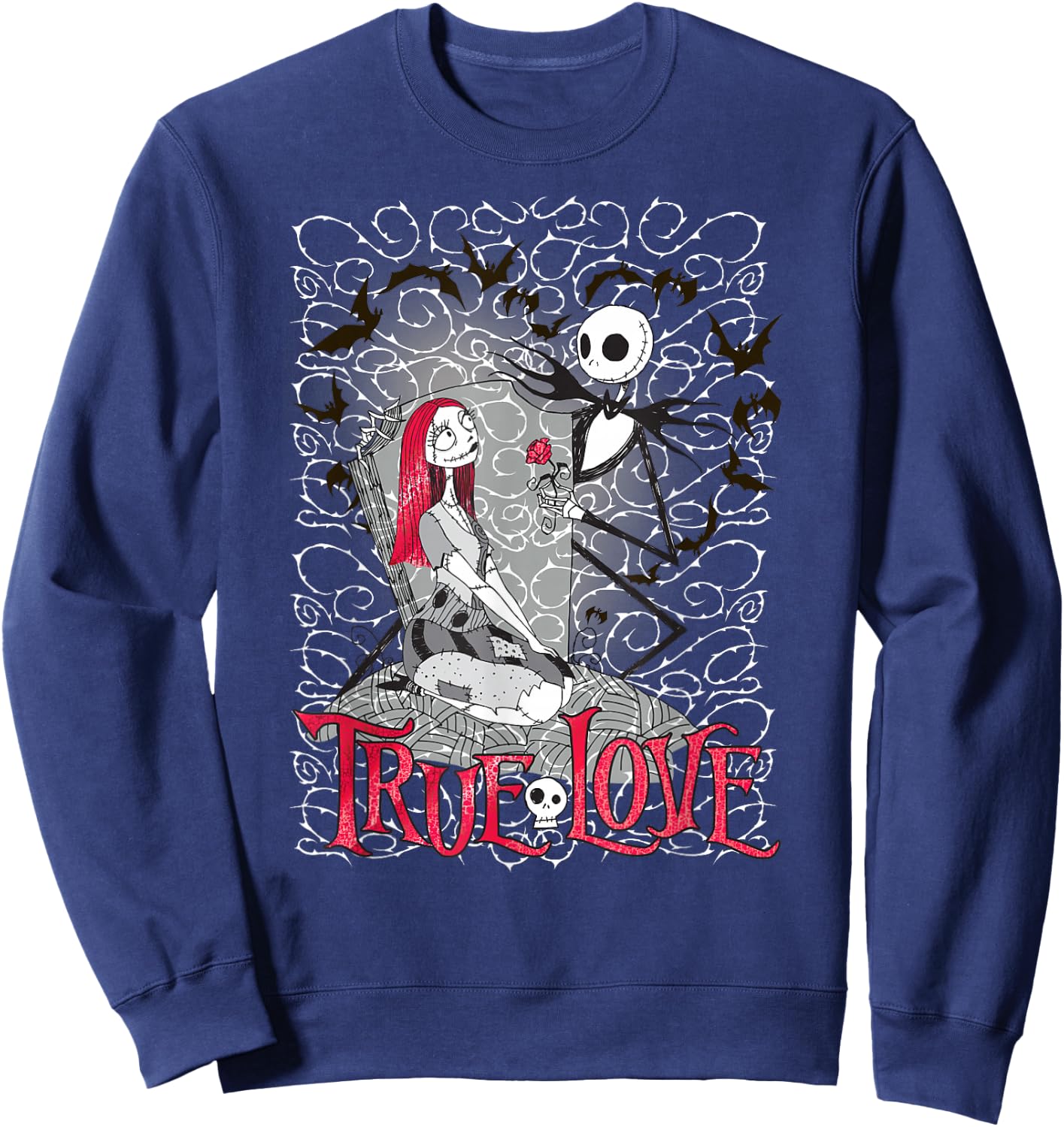 Disney - Nightmare Before Christmas True Love Sweatshirt - Sweatshirt | Navy