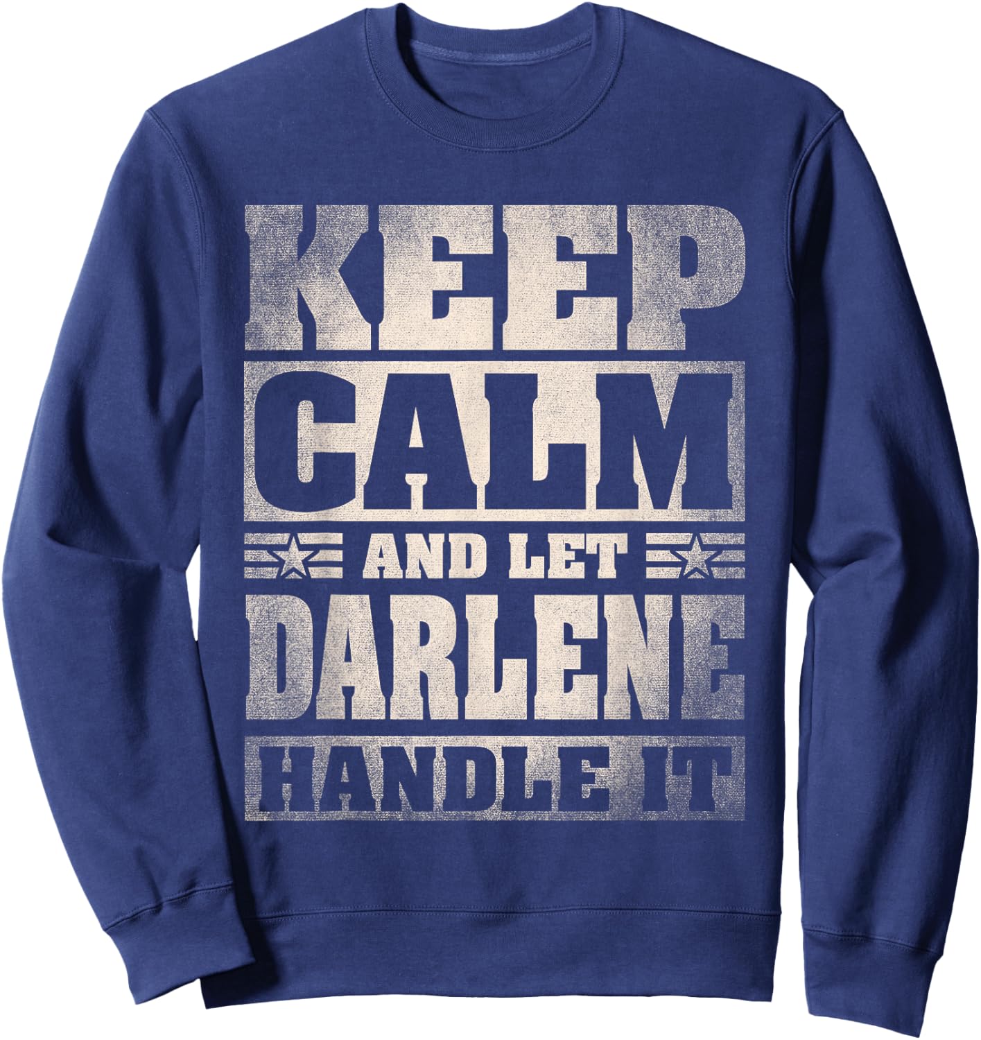 Darlene Name Shirt Personalized Darlene First Name Sweatshirt - Sweatshirt | Navy