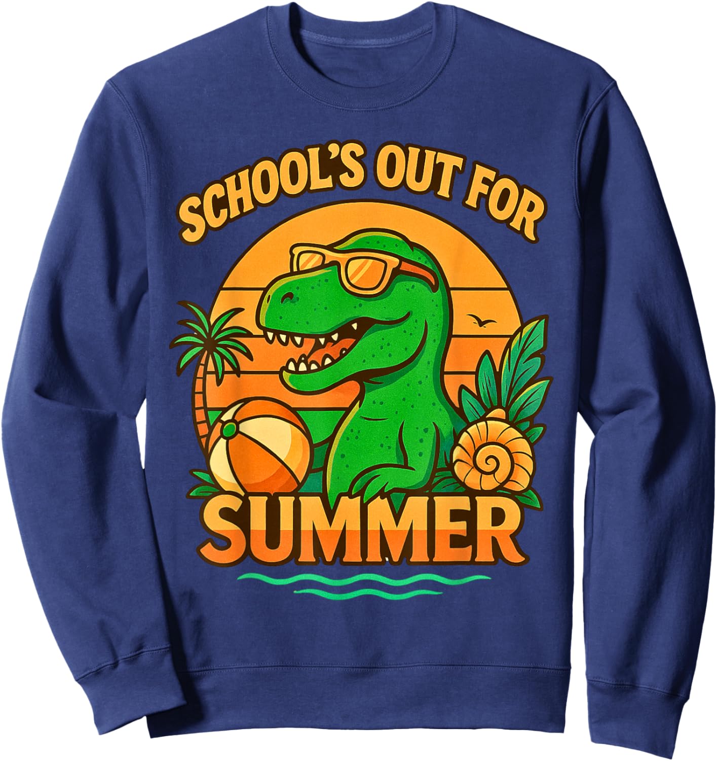 School out for Summer for kids Boys Girls Sweatshirt - Sweatshirt | Navy