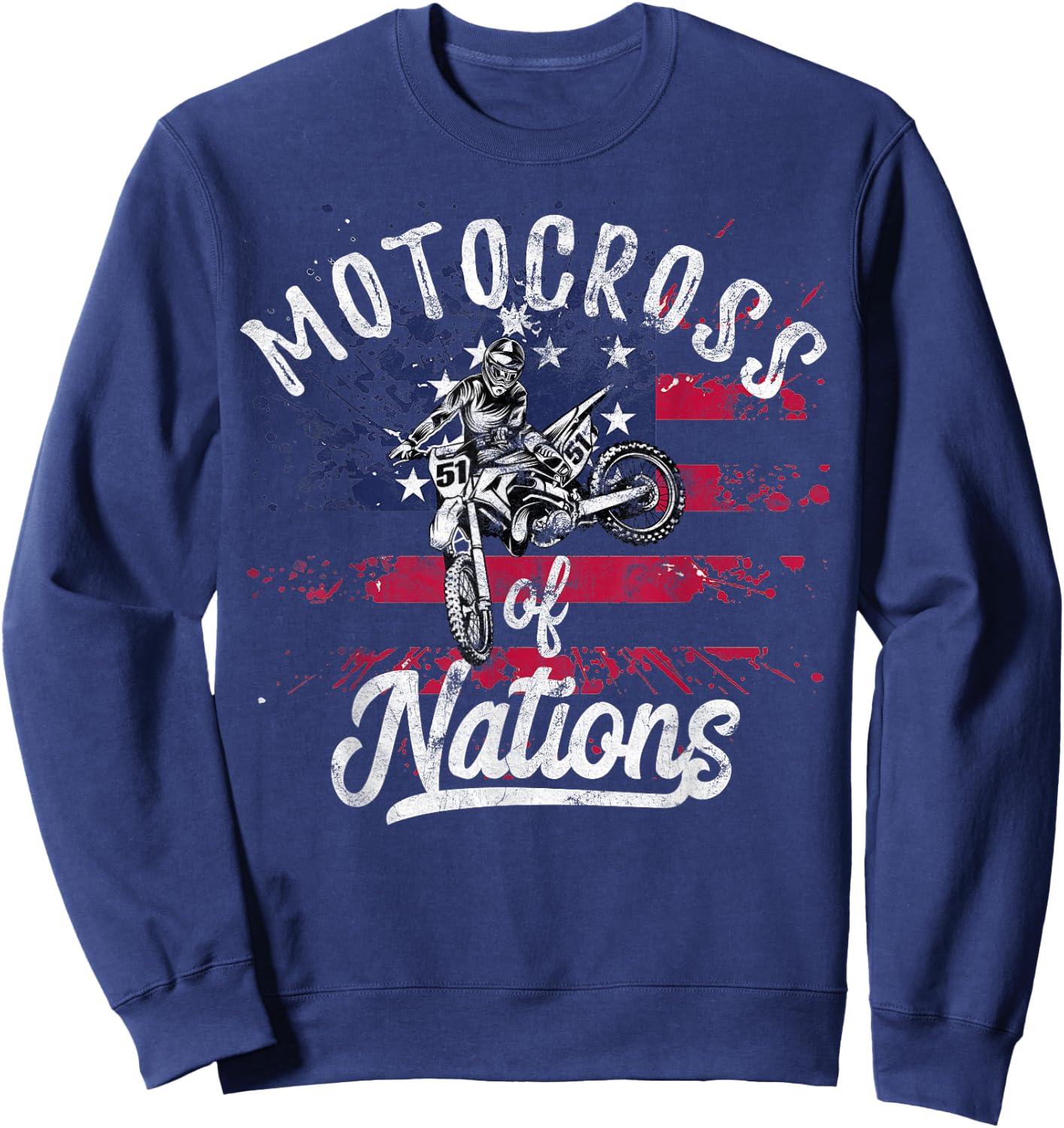 Motocross des Nations Support USA MX Team at MXdN Sweatshirt - Sweatshirt | Navy