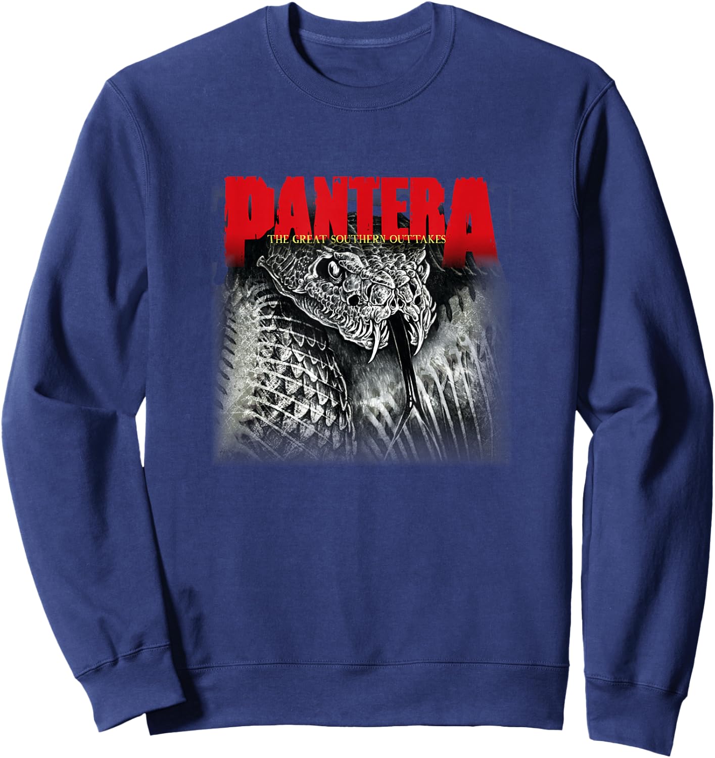 Pantera Official Great Southern Outtakes Album Snake Sweatshirt - Sweatshirt | Navy