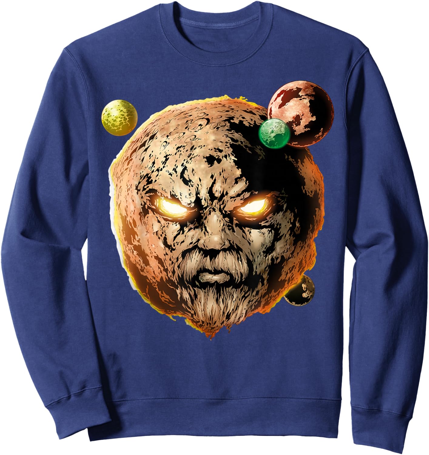 Marvel Ego The Living Planet In Orbit Graphic Sweatshirt - Sweatshirt | Navy
