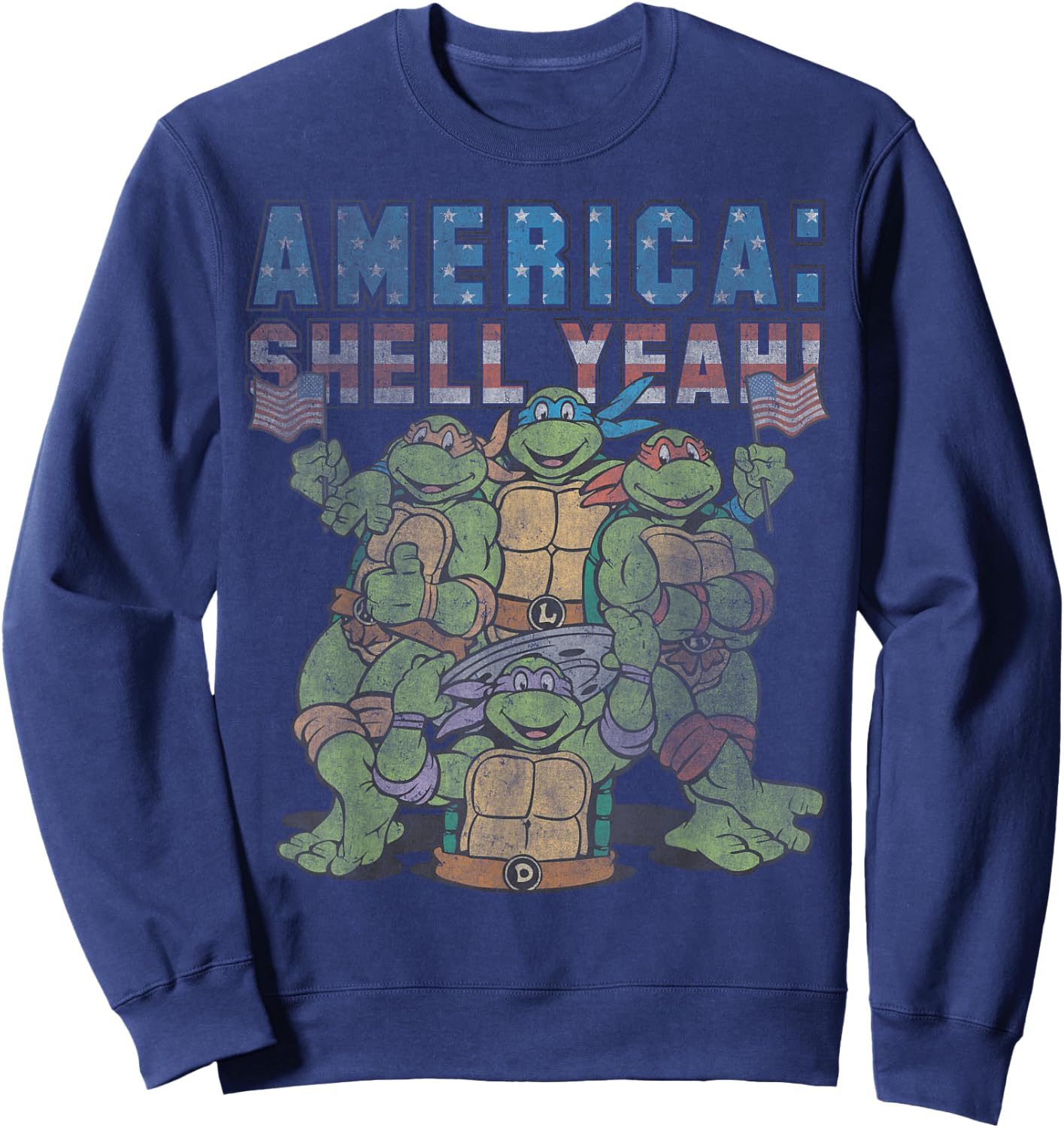 Teenage Mutant Ninja Turtles America: Shell Yeah! Sweatshirt - Sweatshirt | Navy