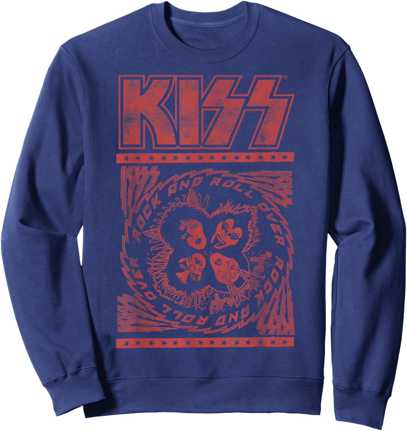 KISS - Rock and Roll Over Sweatshirt - Sweatshirt | Navy