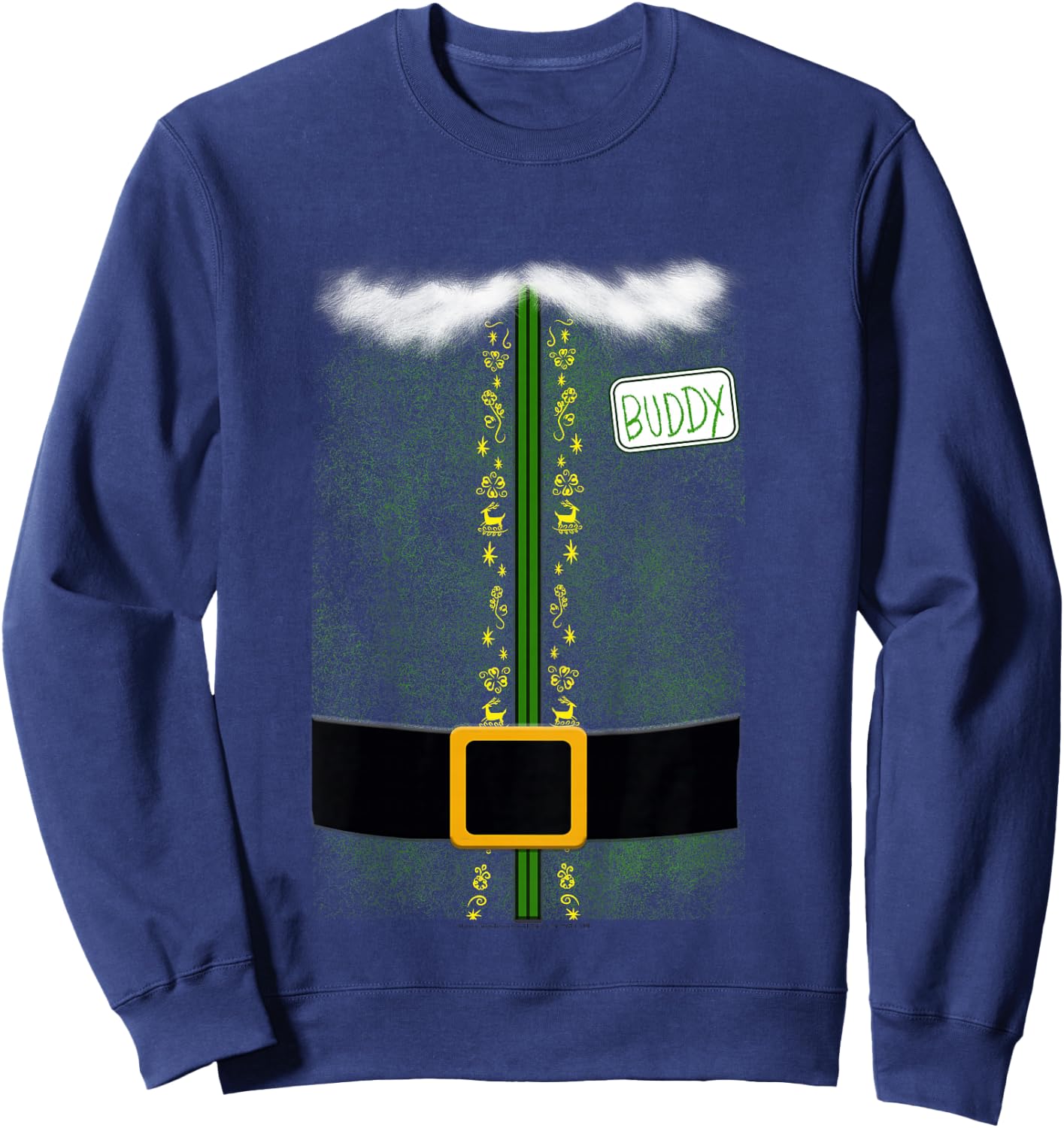 Kids Elf Buddy Costume Sweatshirt - Sweatshirt | Navy