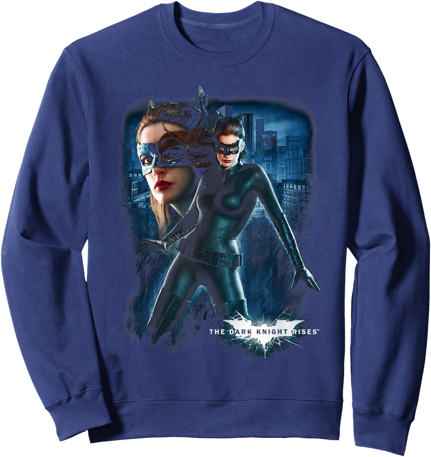Batman Dark Knight Rises Catwoman Sweatshirt - Sweatshirt | Navy