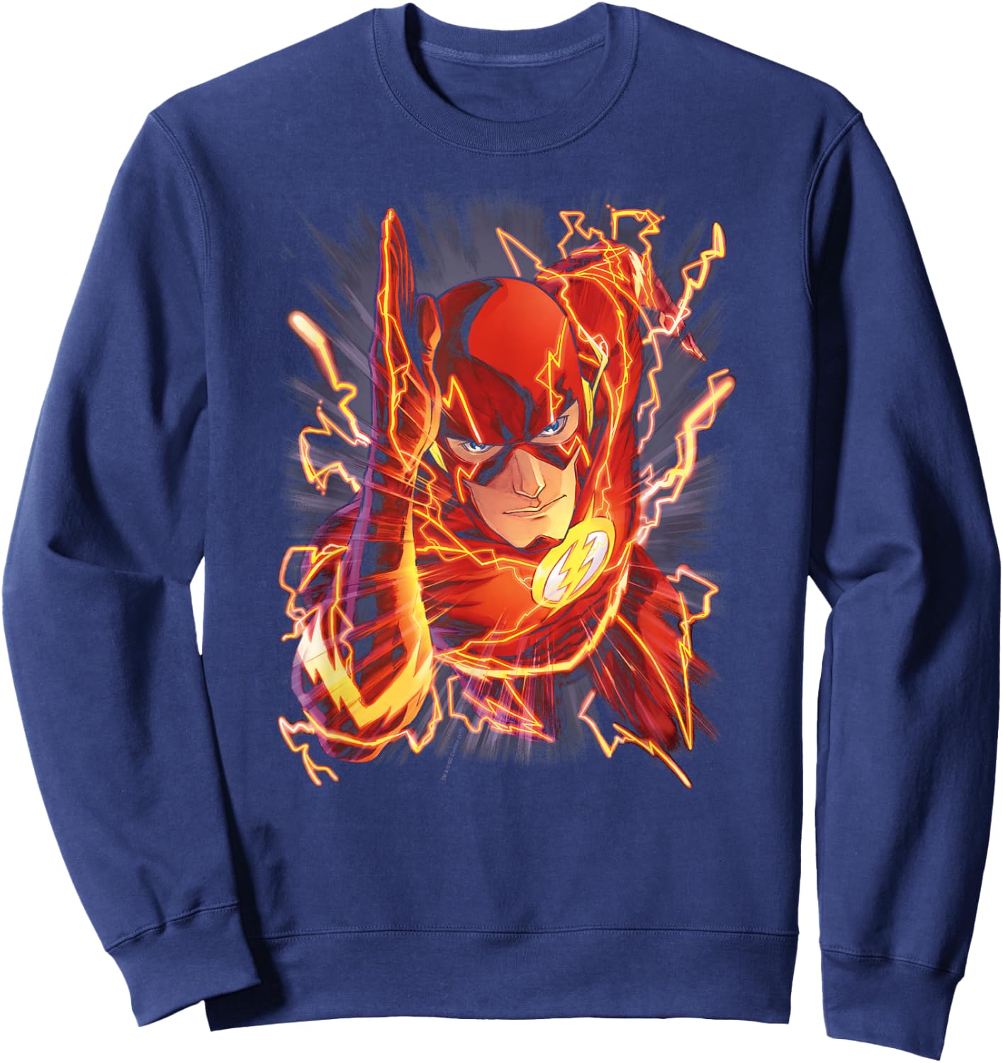 The Flash New 52 Cover #1 Sweatshirt - Sweatshirt | Navy