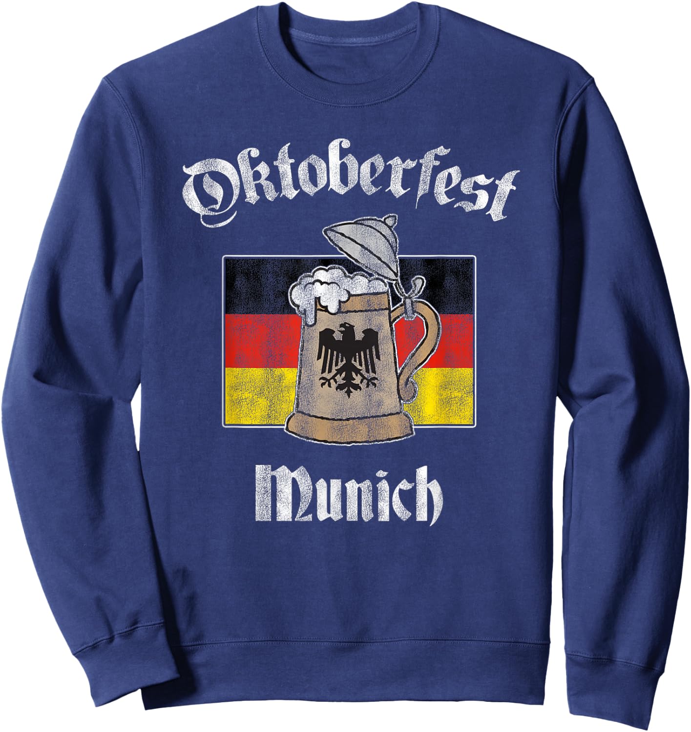 Oktoberfest Munich Bierstein Sweatshirt - Sweatshirt | Navy