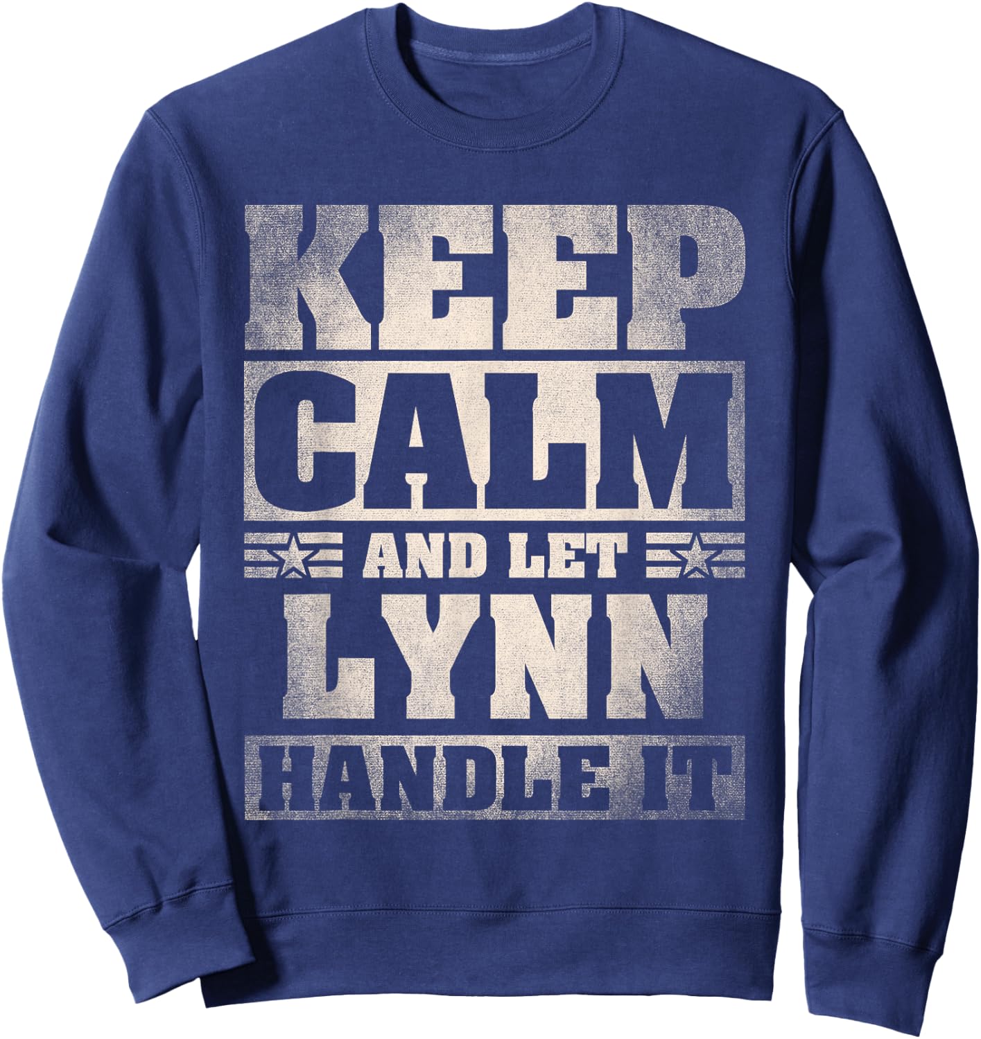 Lynn Name Shirt Personalized Lynn First Name Sweatshirt - Sweatshirt | Navy