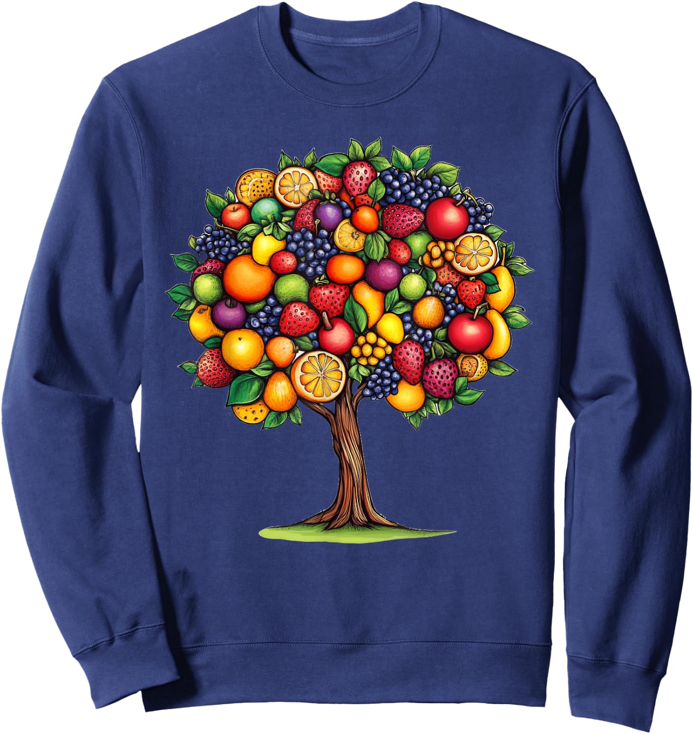 Fruits Tree Nature Fruit Lover Sweatshirt - Sweatshirt | Navy