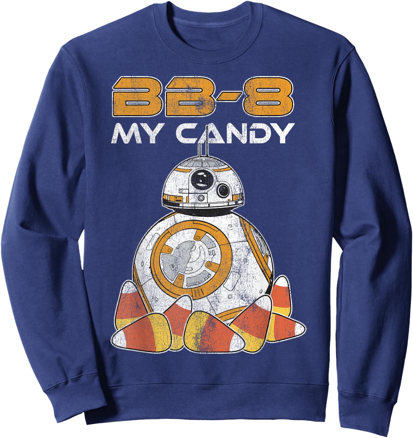 Star Wars The Force Awakens BB-8 My Candy Halloween Sweatshirt - Sweatshirt | Navy