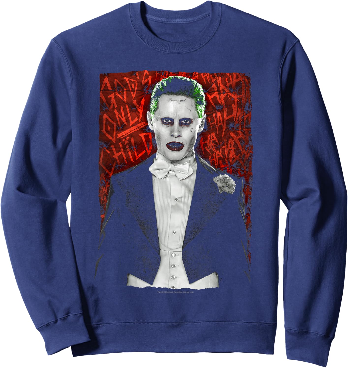 Suicide Squad Joker Dressed to Kill Sweatshirt - Sweatshirt | Navy