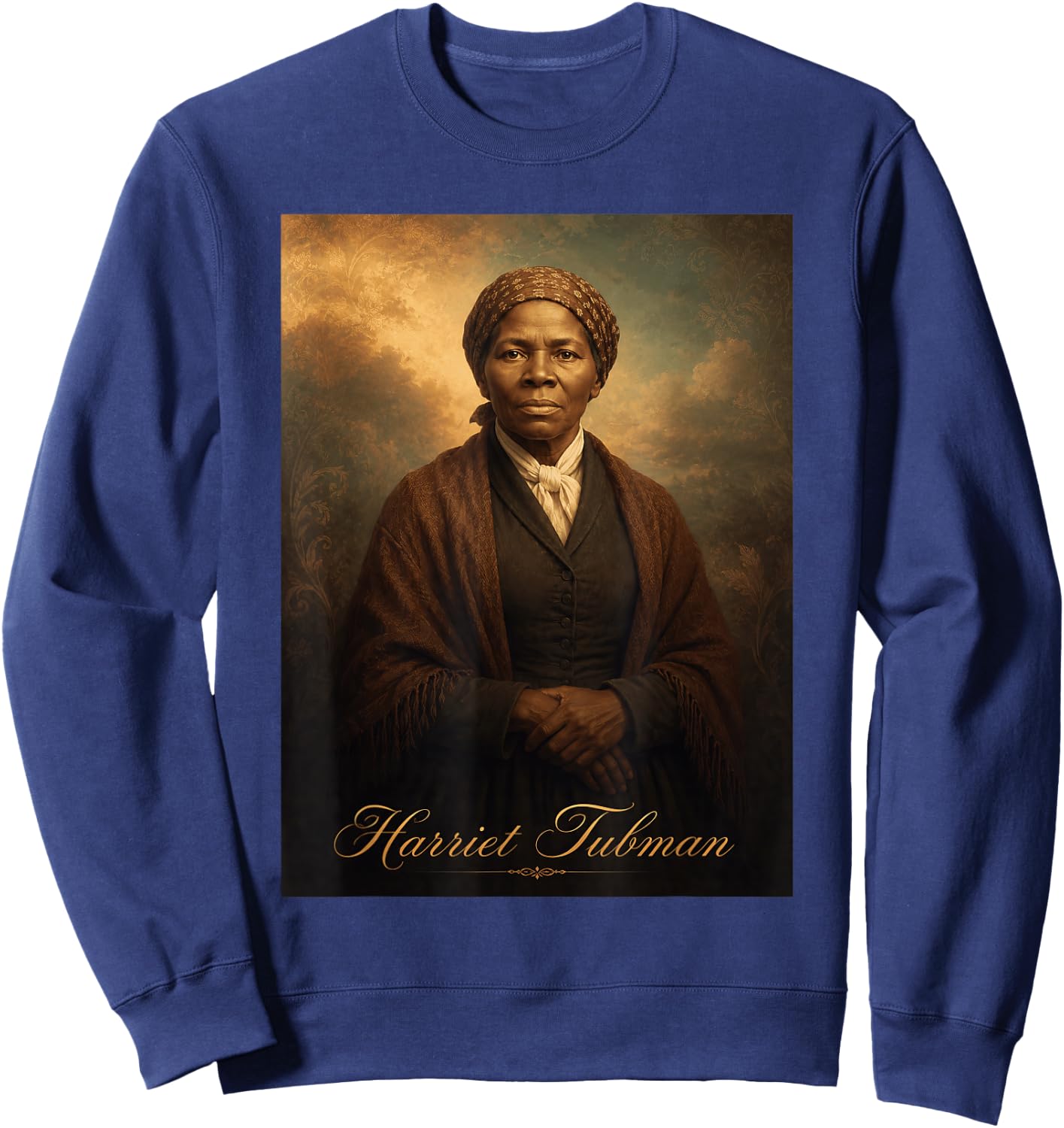 Harriet Tubman Portrait Sweatshirt - Sweatshirt | Navy