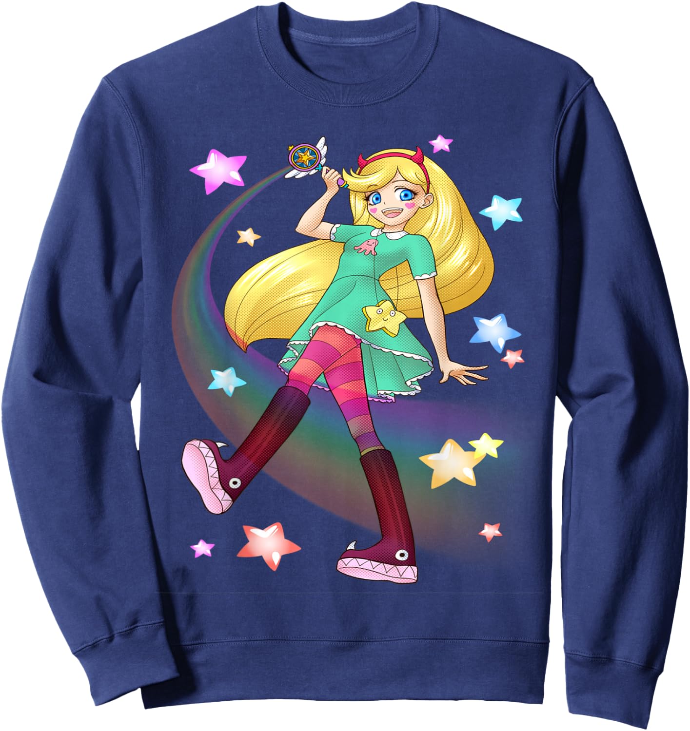 Star Butterfly vs. The Forces of Evil Sweatshirt - Sweatshirt | Navy