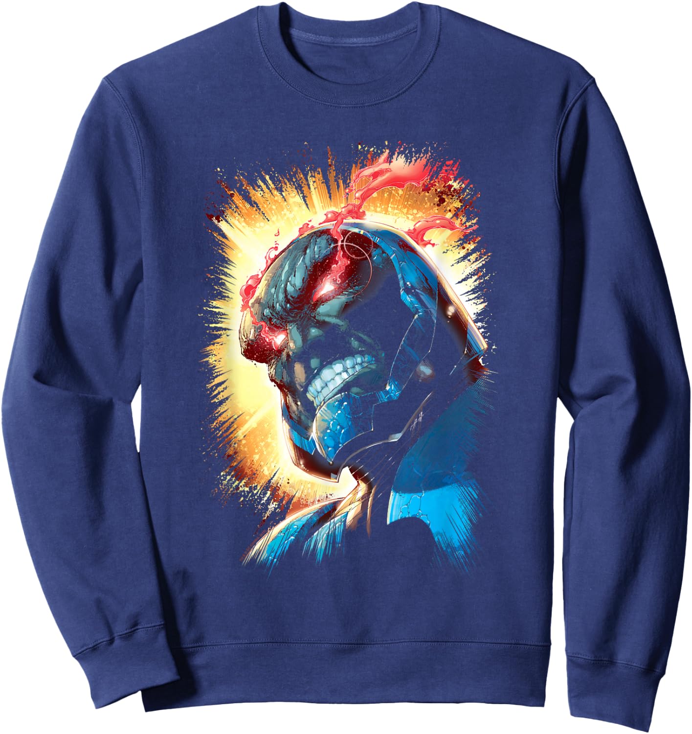 Justice League Darkseid Is Sweatshirt - Sweatshirt | Navy