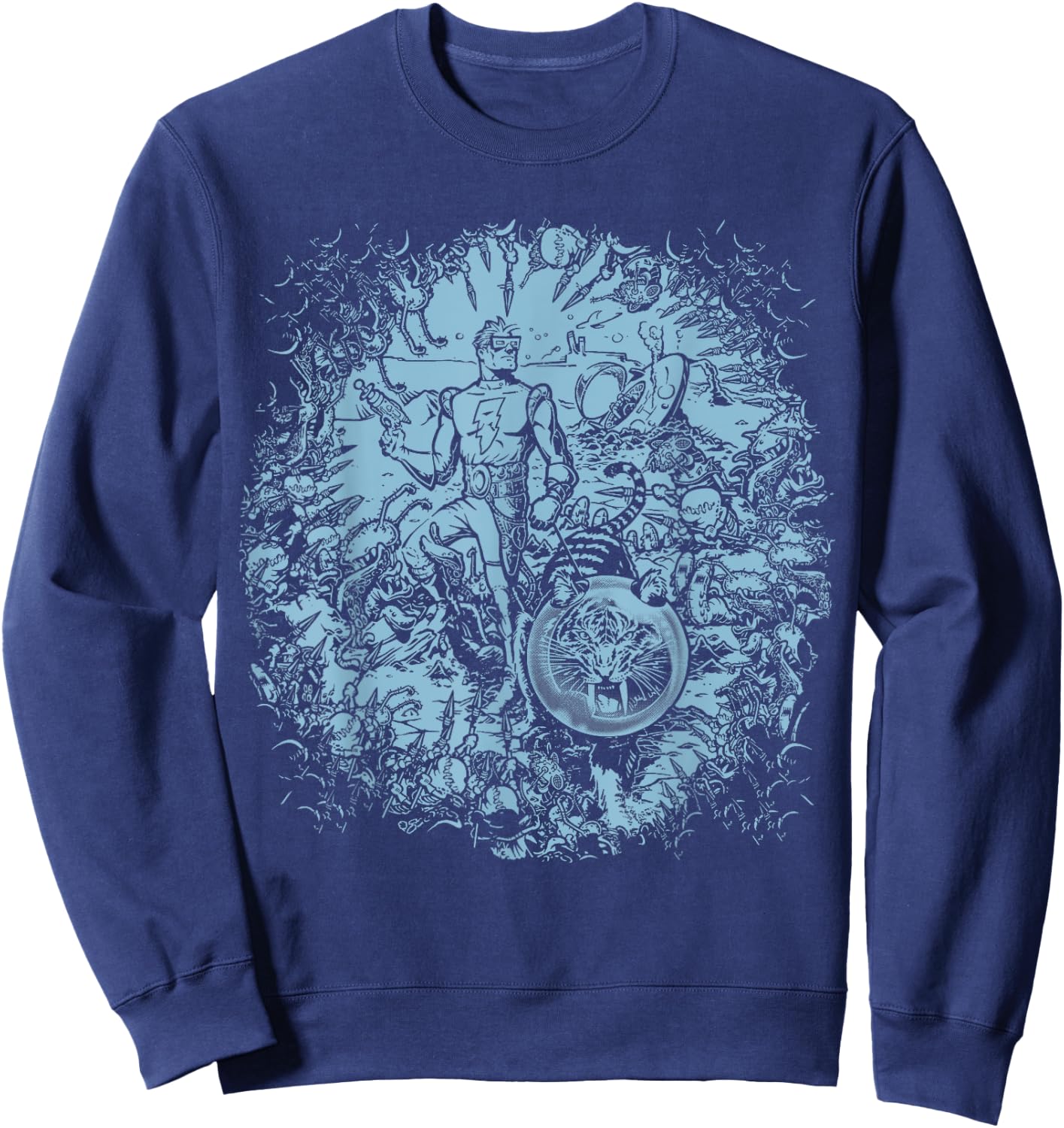 Captain RibMan : Spaceman Spiff Sweatshirt - Sweatshirt | Navy