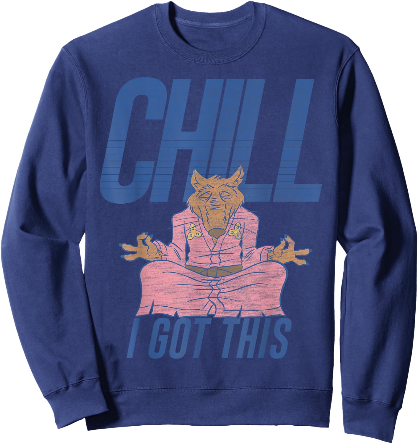 Teenage Mutant Ninja Turtles Chill Master Splinter -Shirt Sweatshirt - Sweatshirt | Navy