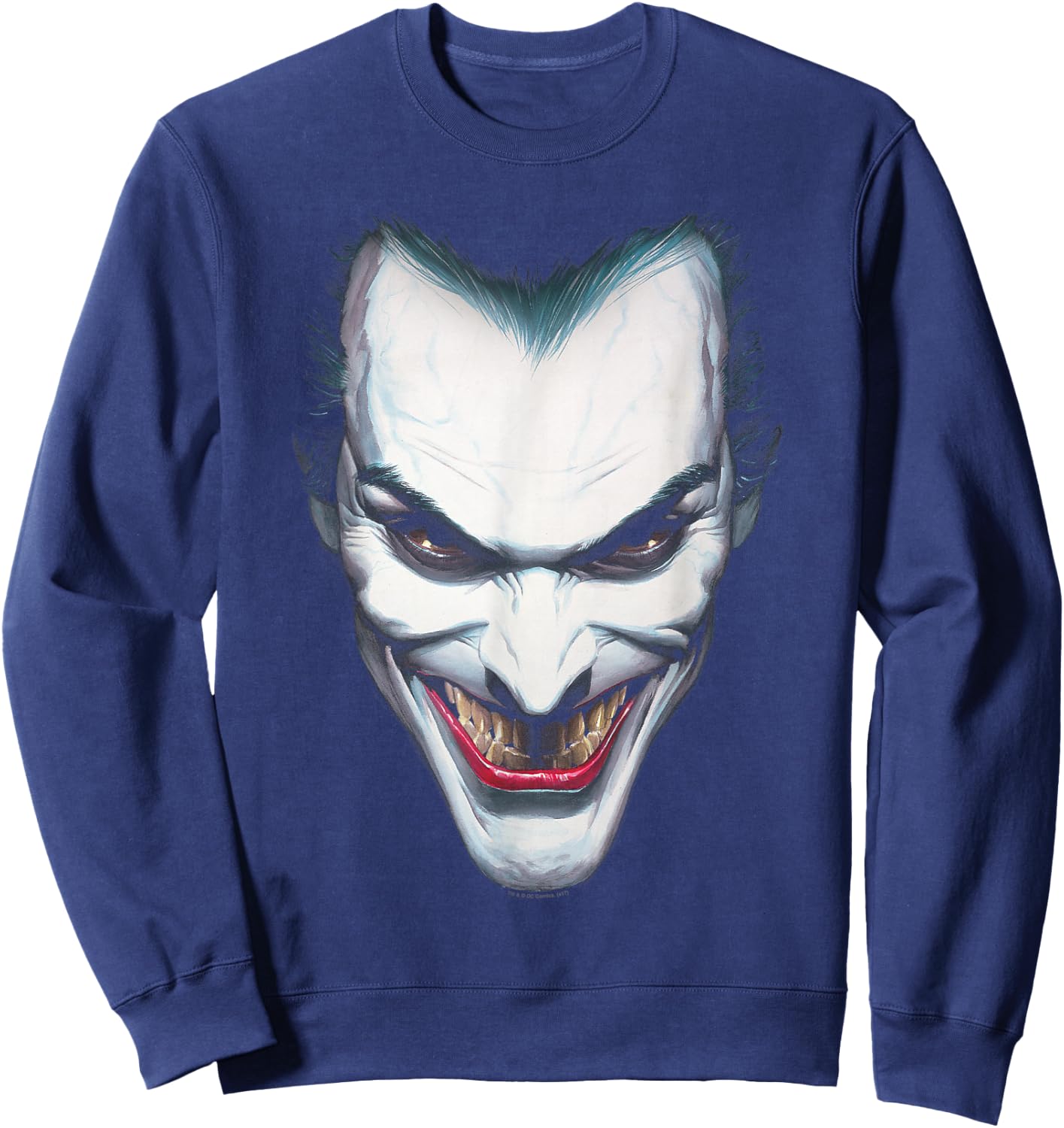 Batman Joker Portrait T Shirt Sweatshirt - Sweatshirt | Navy